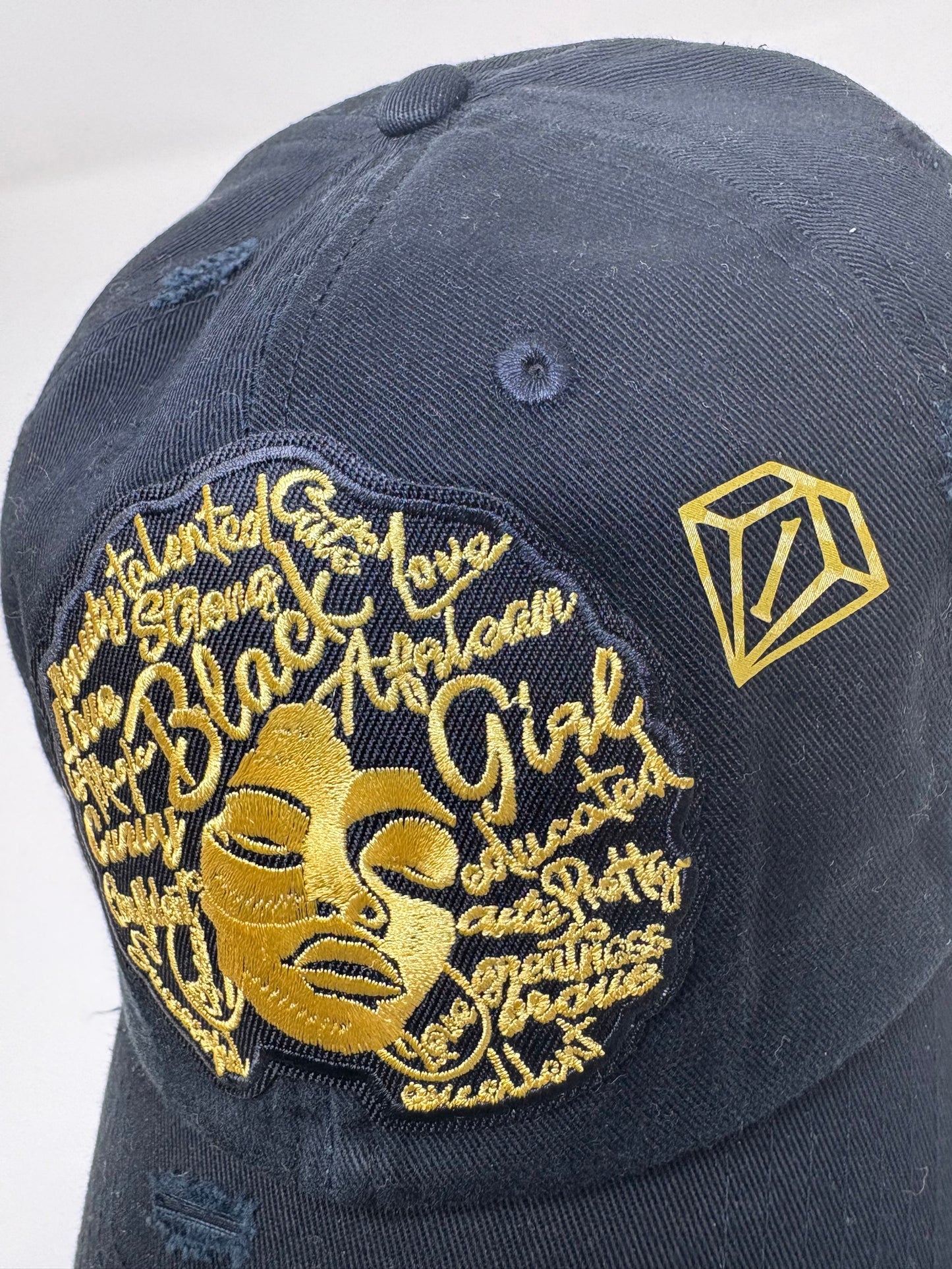 All that ( black / gold distressed)