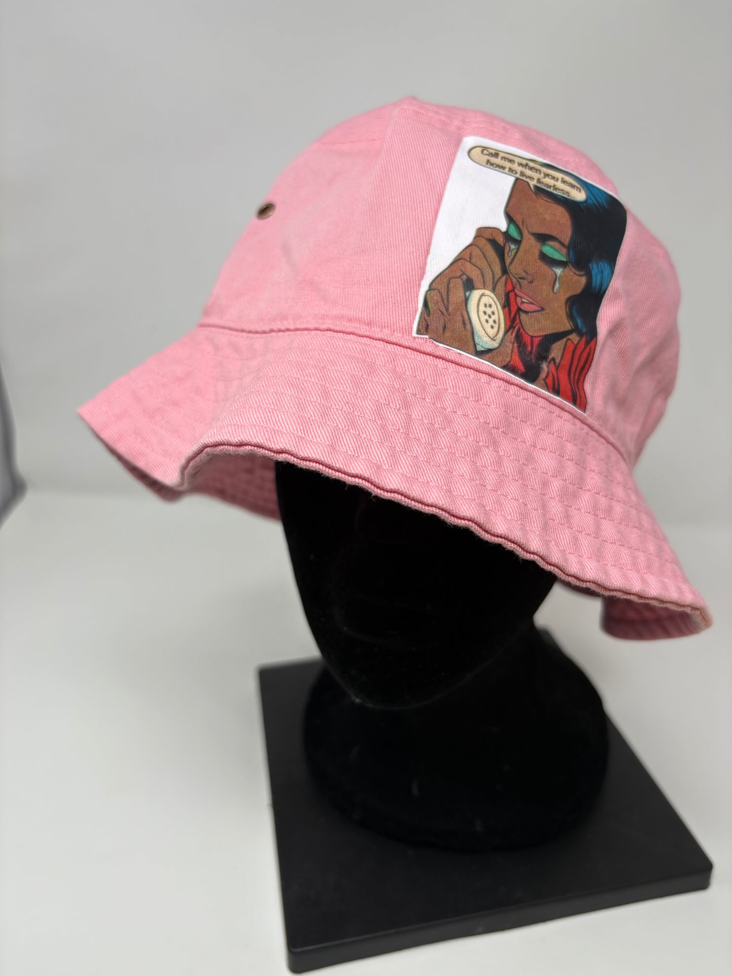“Call me when…” pink bucket