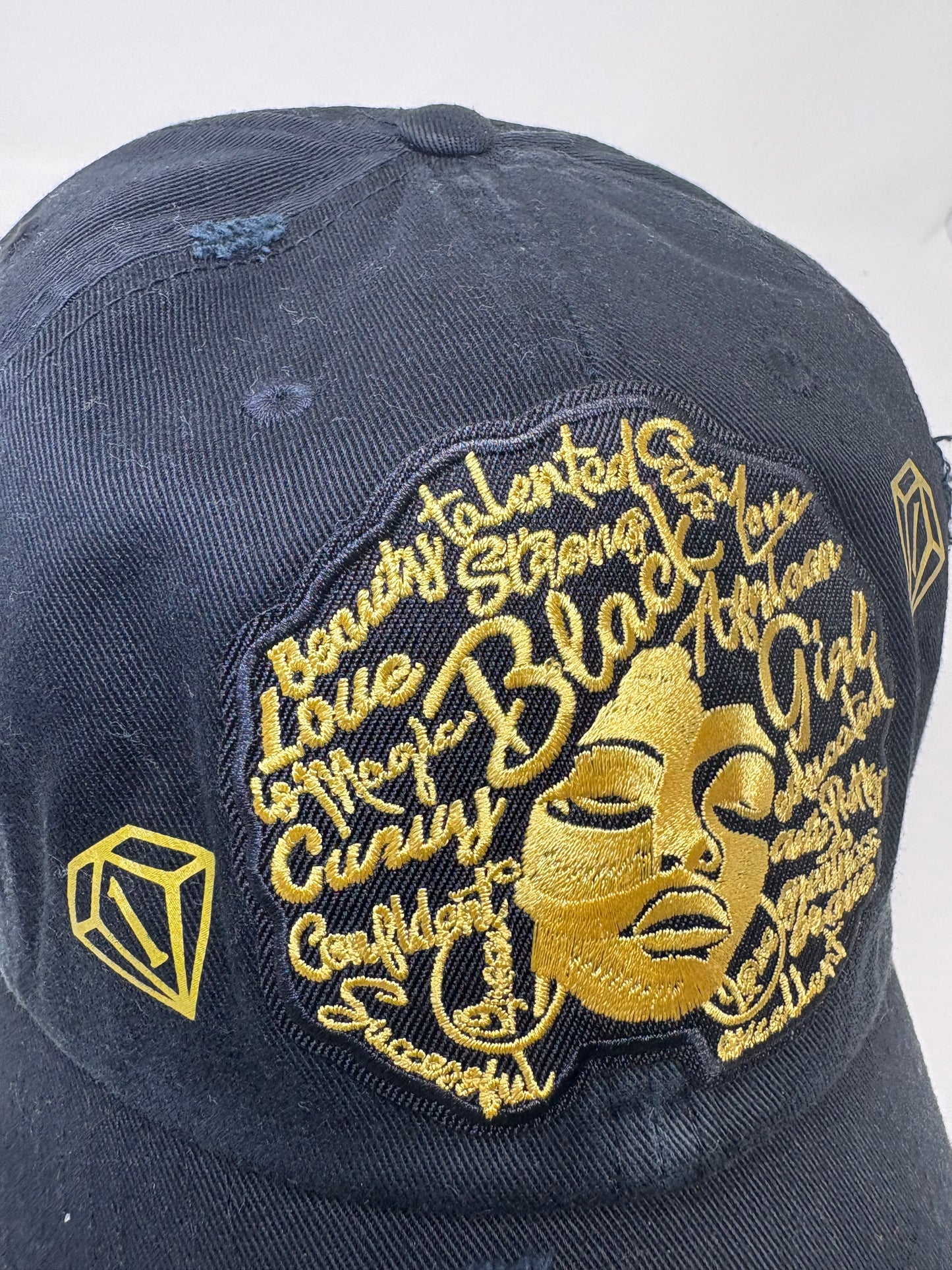 All that ( black / gold distressed)