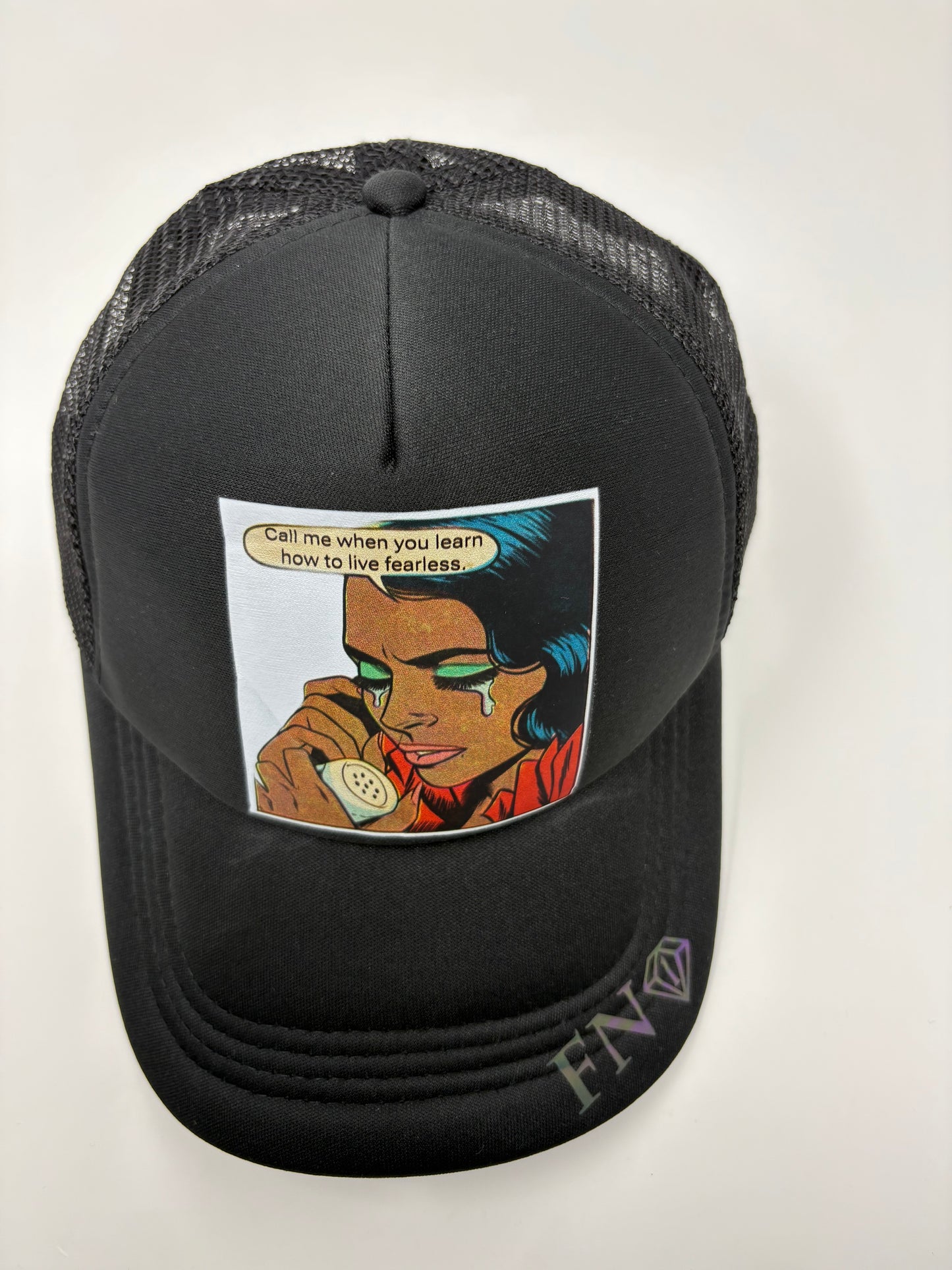 “Call me when…” trucker hat (blk)