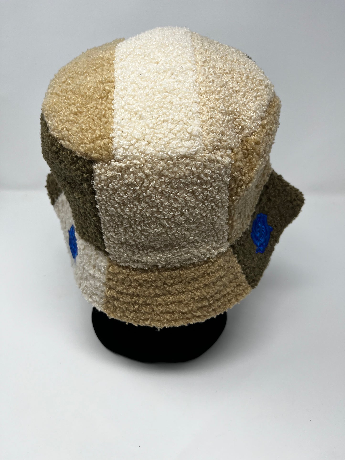 Shades of brown Rose Fur bucket