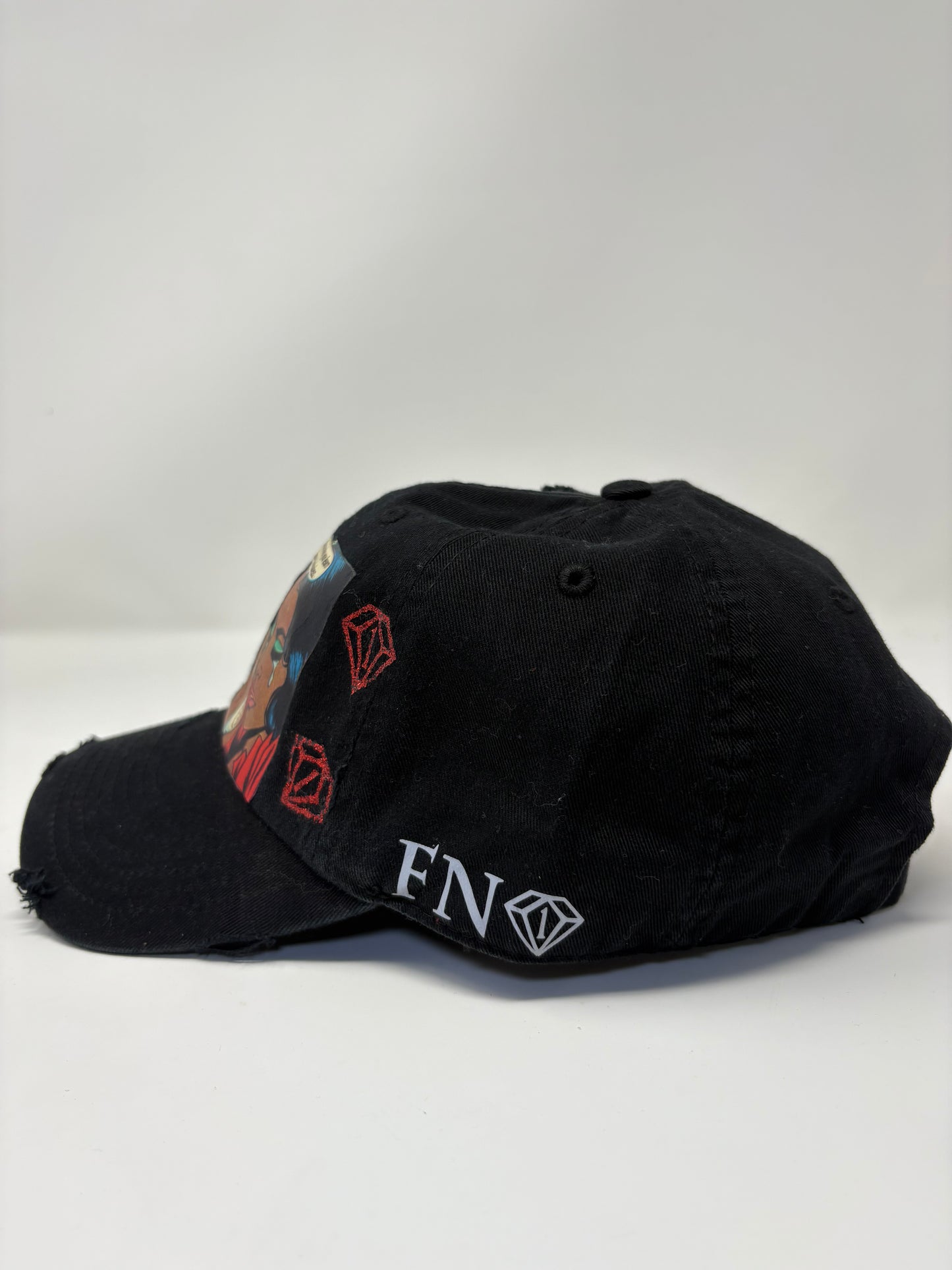 “Call me when…” love edition ( black/ red distressed)