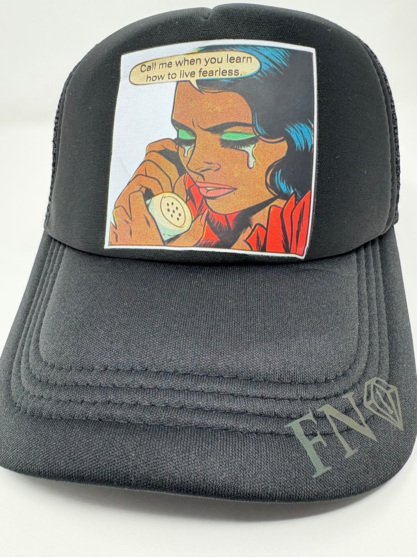“Call me when…” trucker hat (blk)