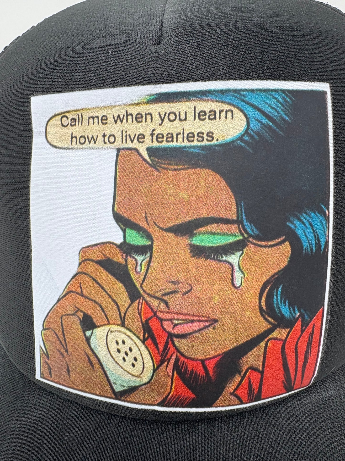 “Call me when…” trucker hat (blk)