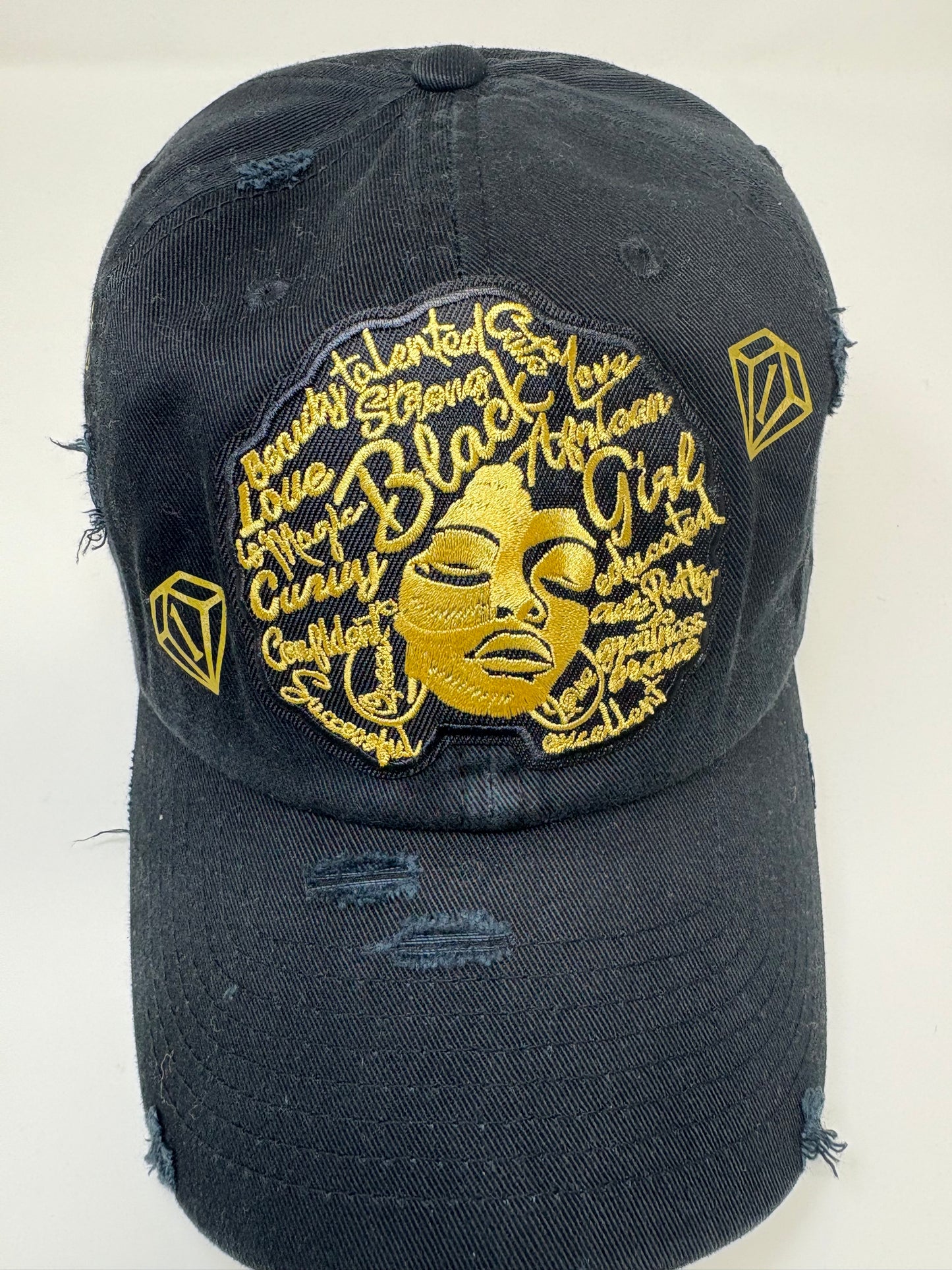 All that ( black / gold distressed)