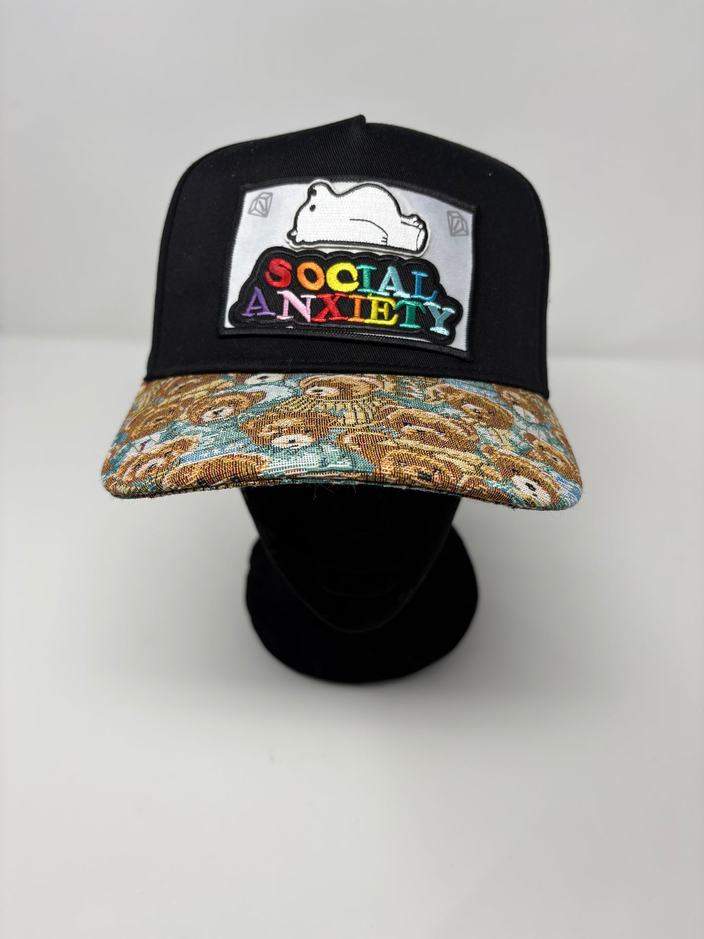 Social anxiety Bear SnapBack