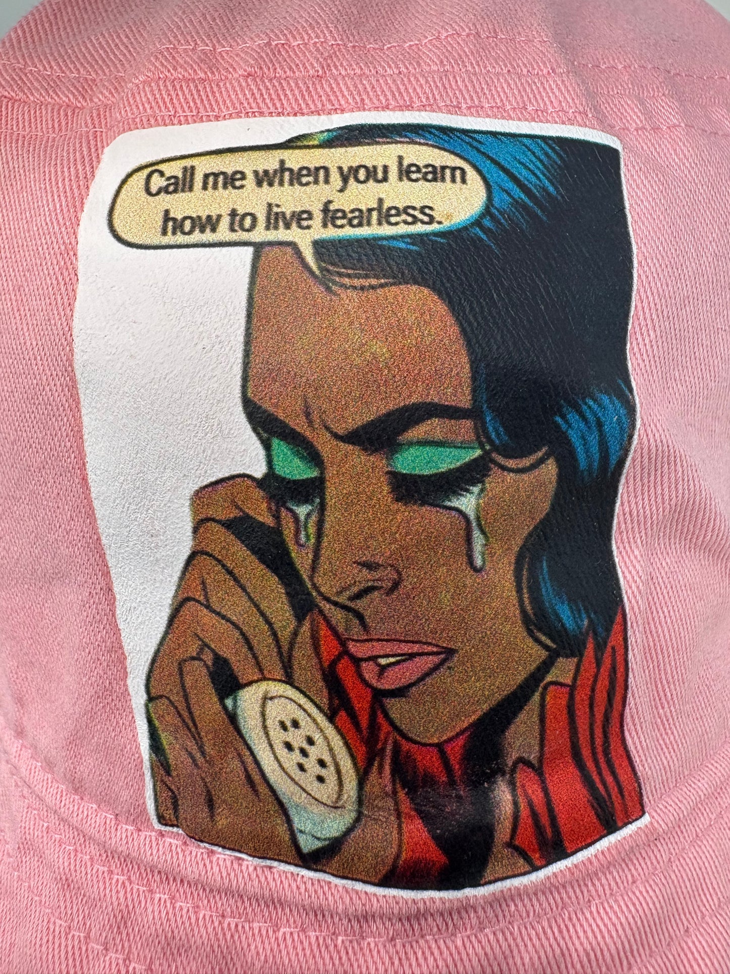 “Call me when…” pink bucket