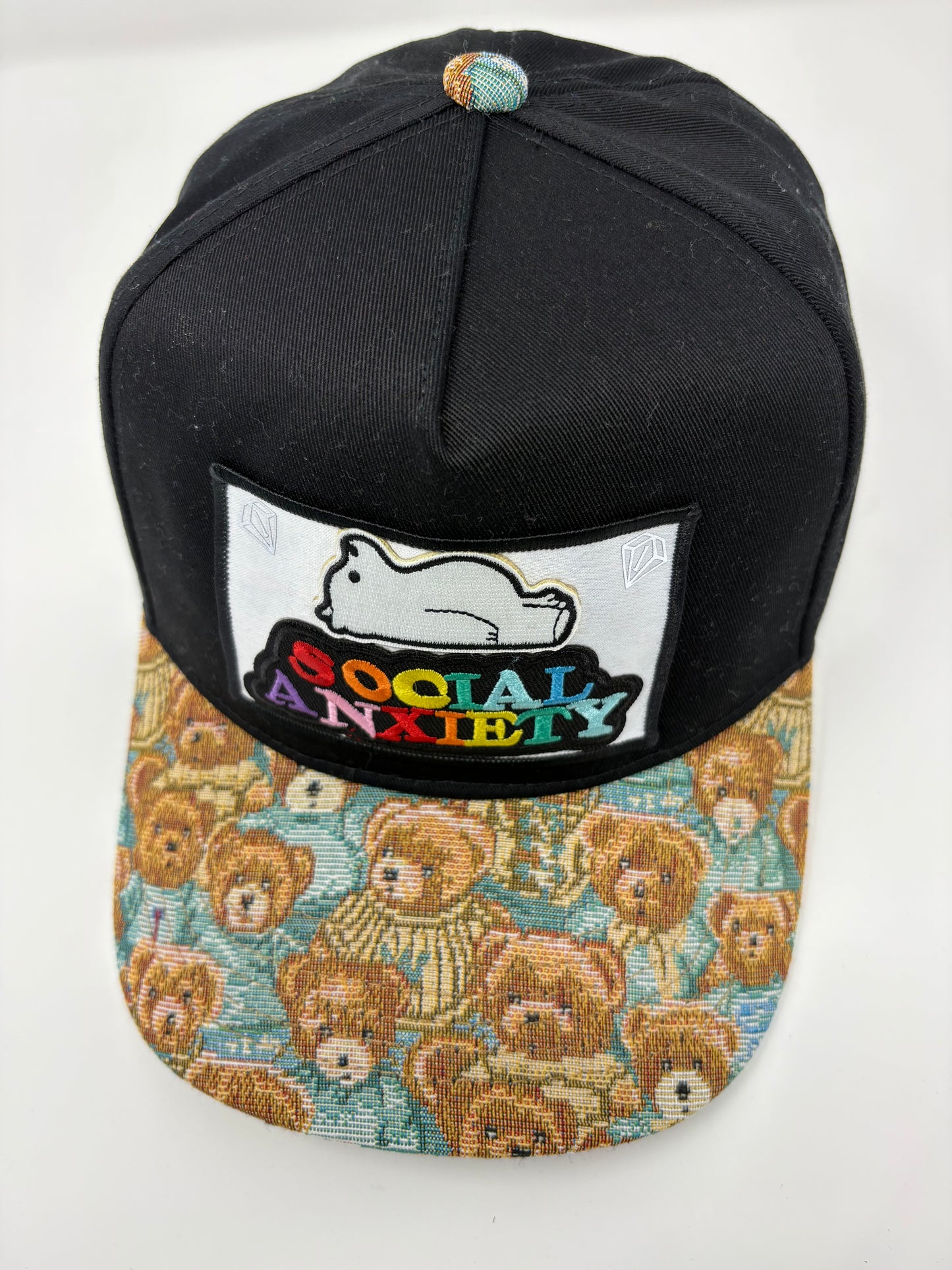 Social anxiety Bear SnapBack