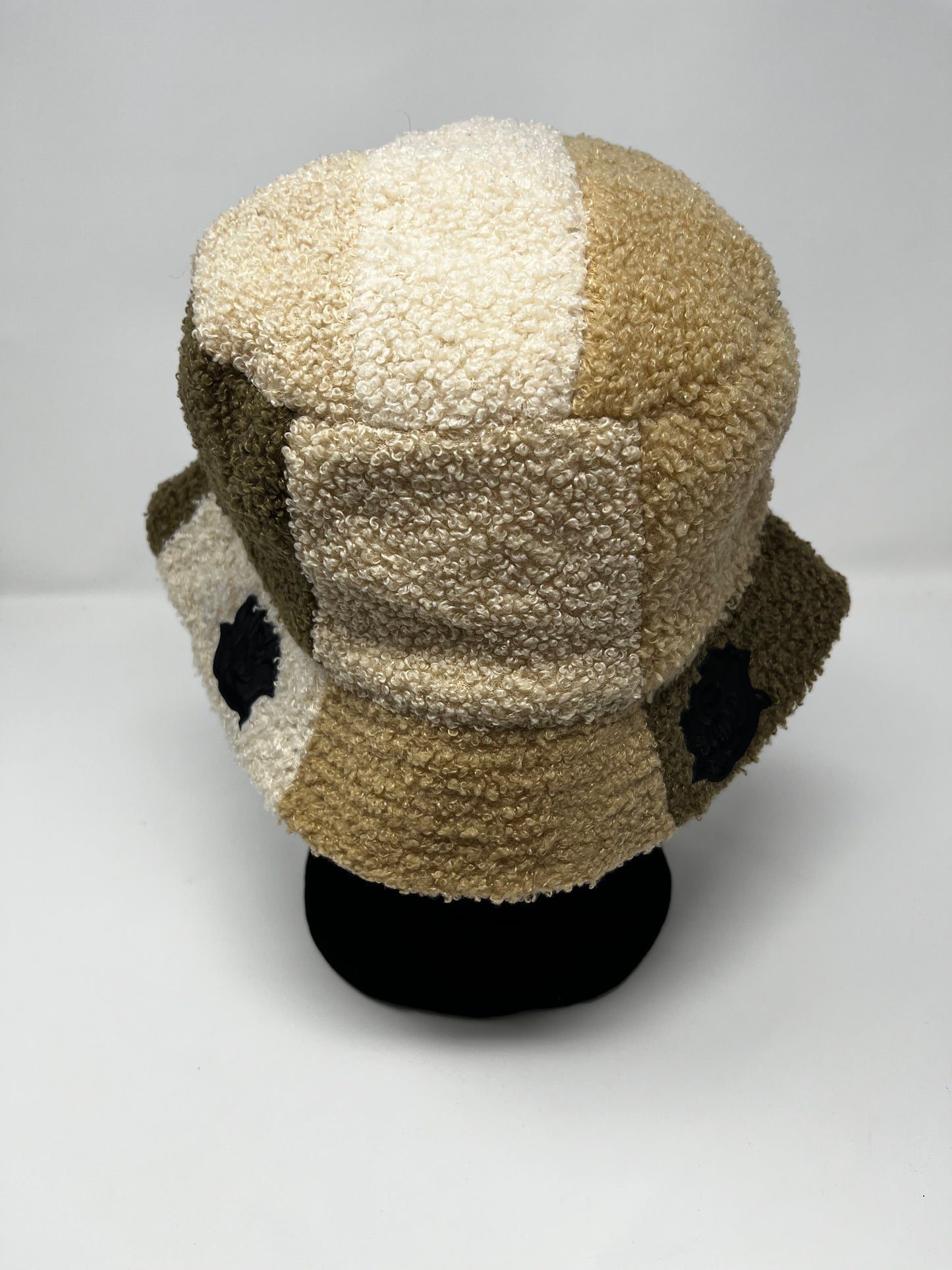 Shades of brown Rose Fur bucket