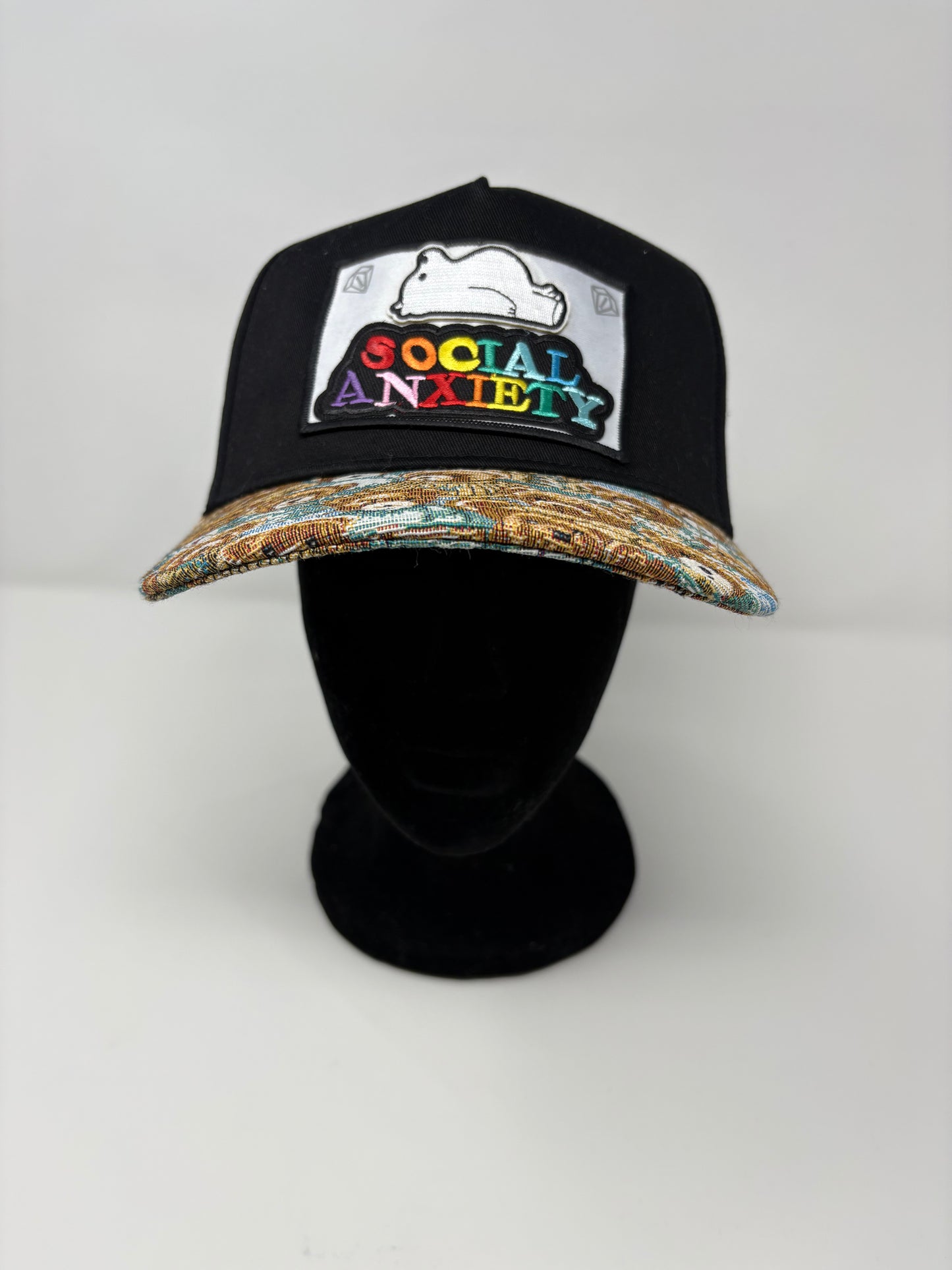 Social anxiety Bear SnapBack