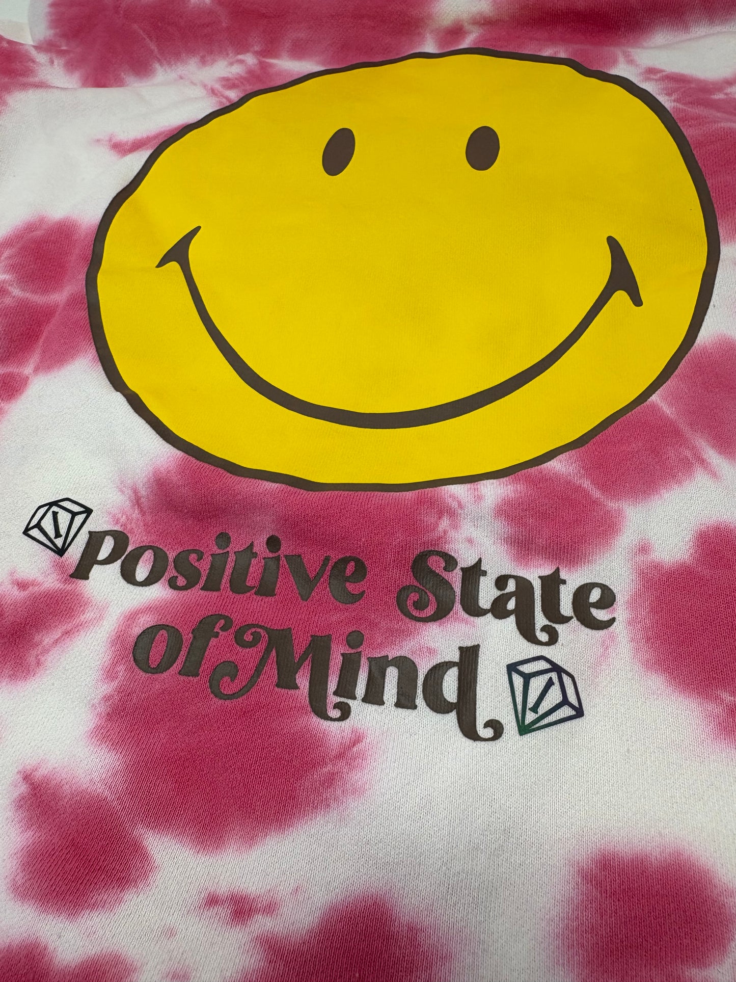 Positive State of Mind oversized Hoodie – (Call Me When) reverse Diamond Edition