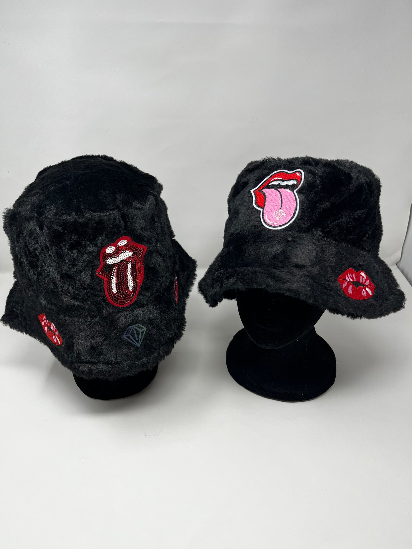 Fearless lick fur bucket (blk)