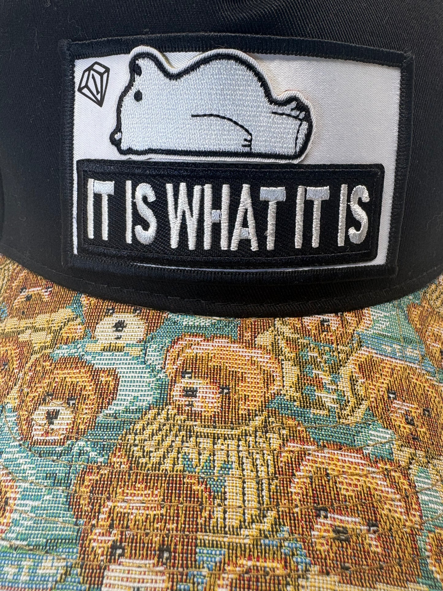 “It is what it is” bear SnapBack hat