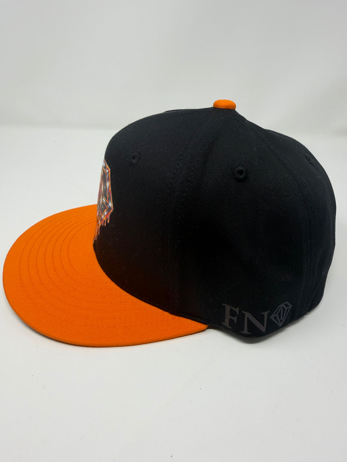 Haunted Diamond 1 Snapback (Orange & Black)