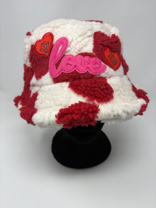 “All love” cozy plush bucket