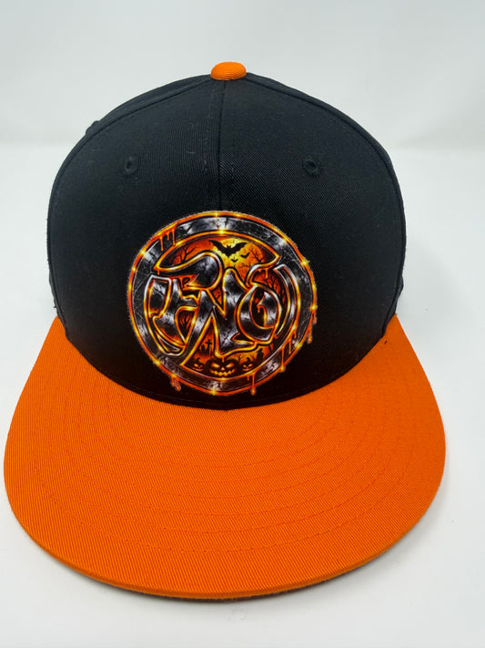 Haunted fearless dojo SnapBack (Orange & Black)