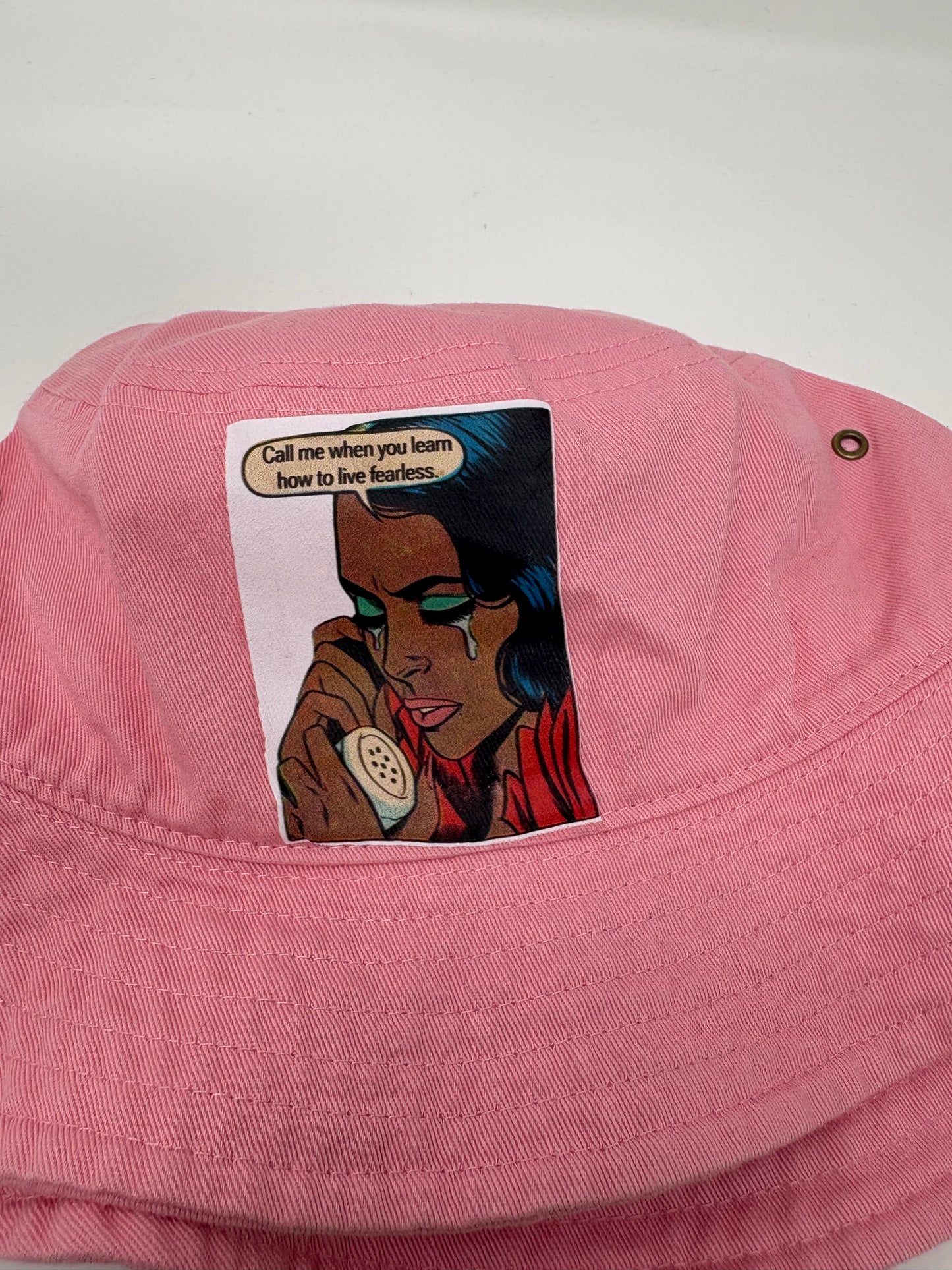 “Call me when…” pink bucket