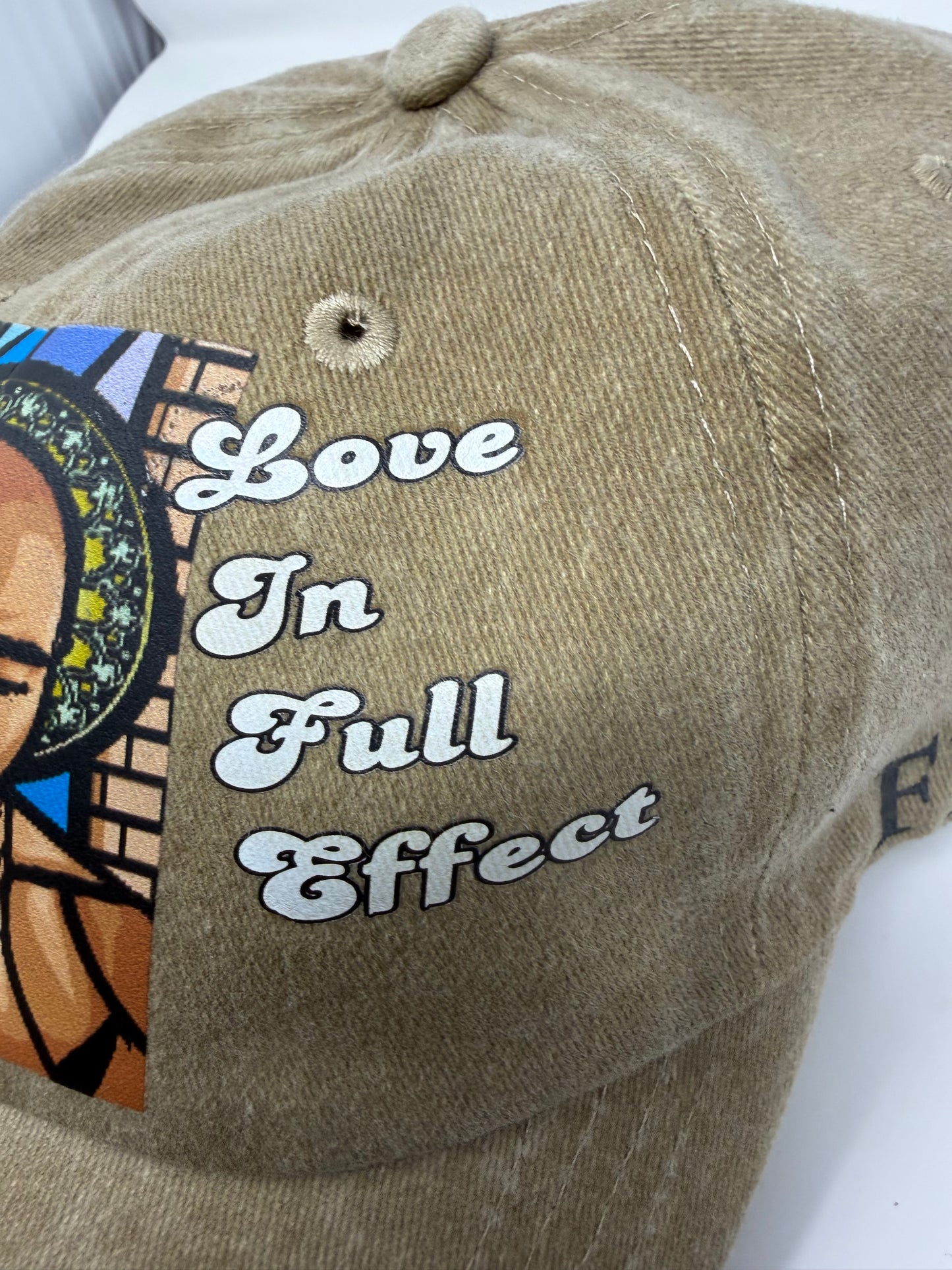 “All Eyes on me” dad Hat (Beige)