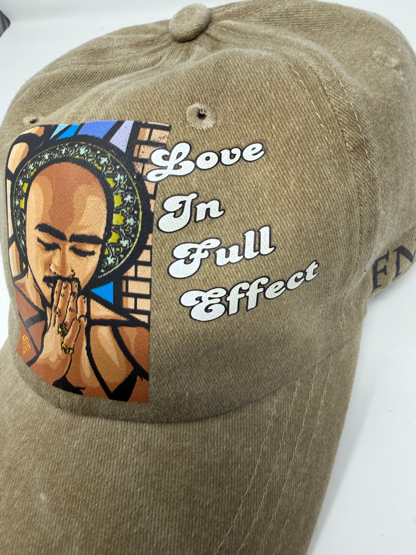 “All Eyes on me” dad Hat (Beige)