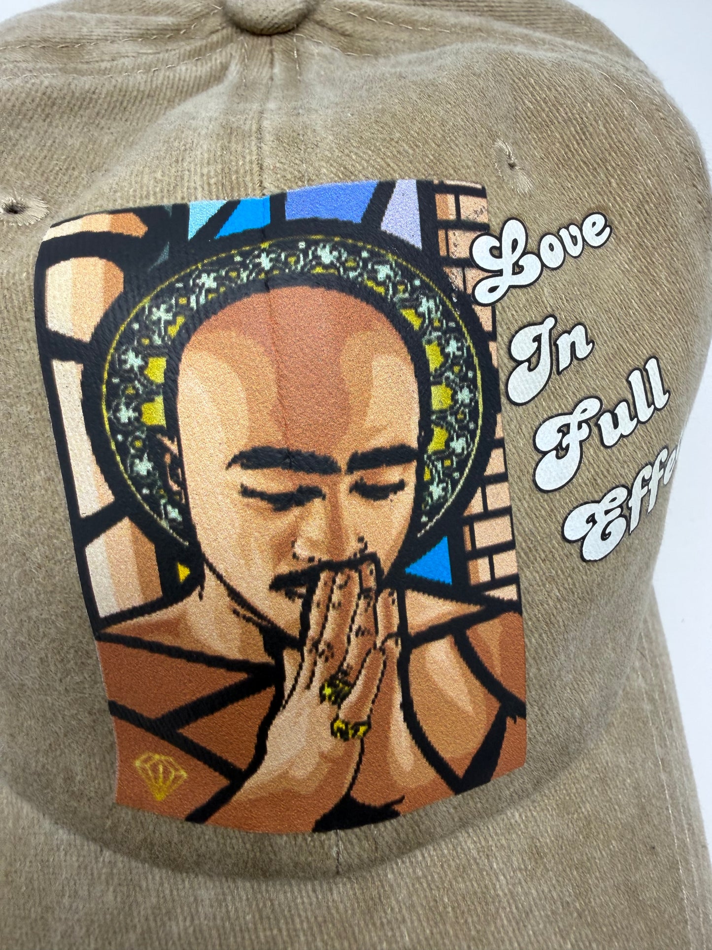 “All Eyes on me” dad Hat (Beige)