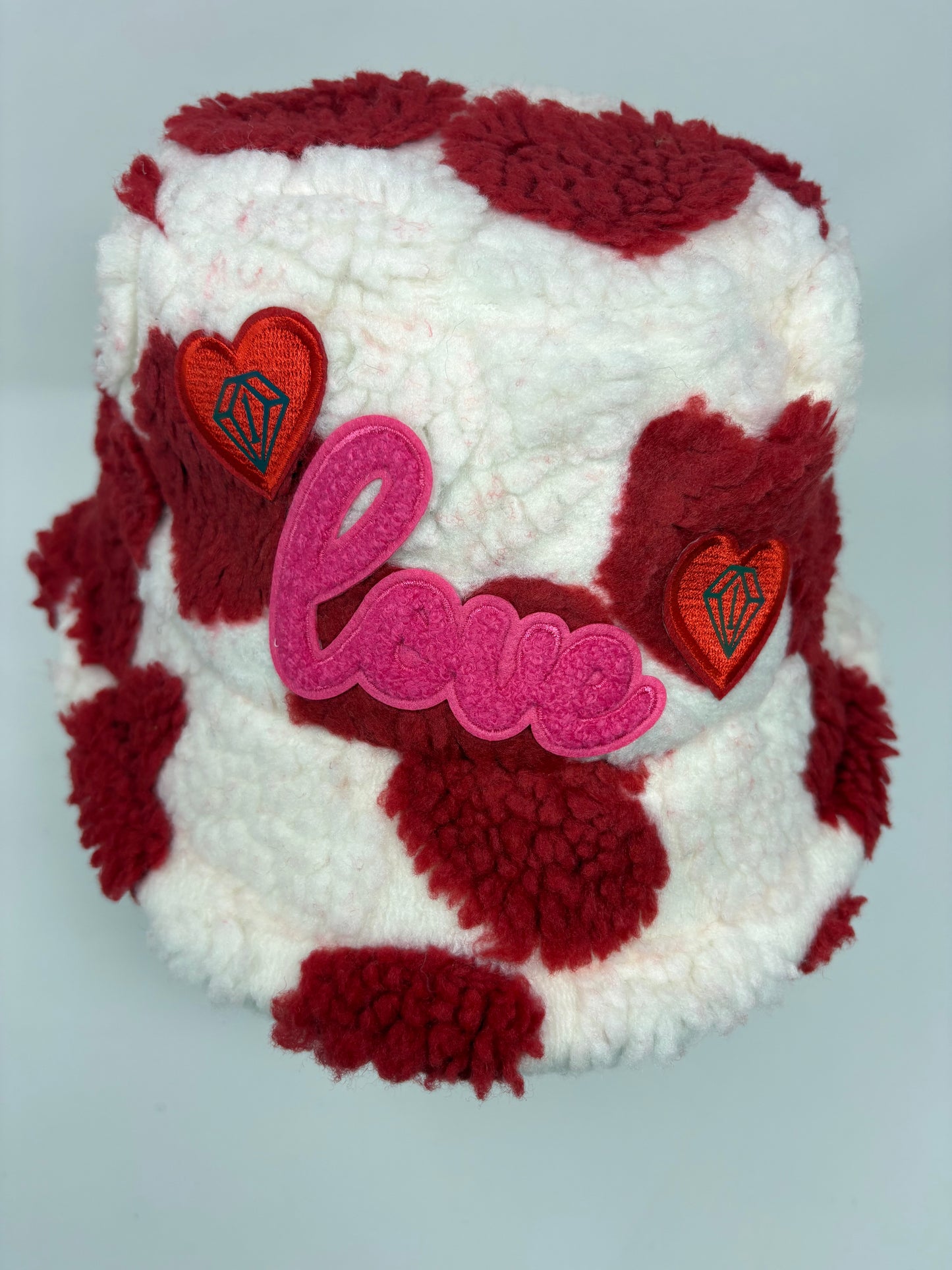 “All love” cozy plush bucket