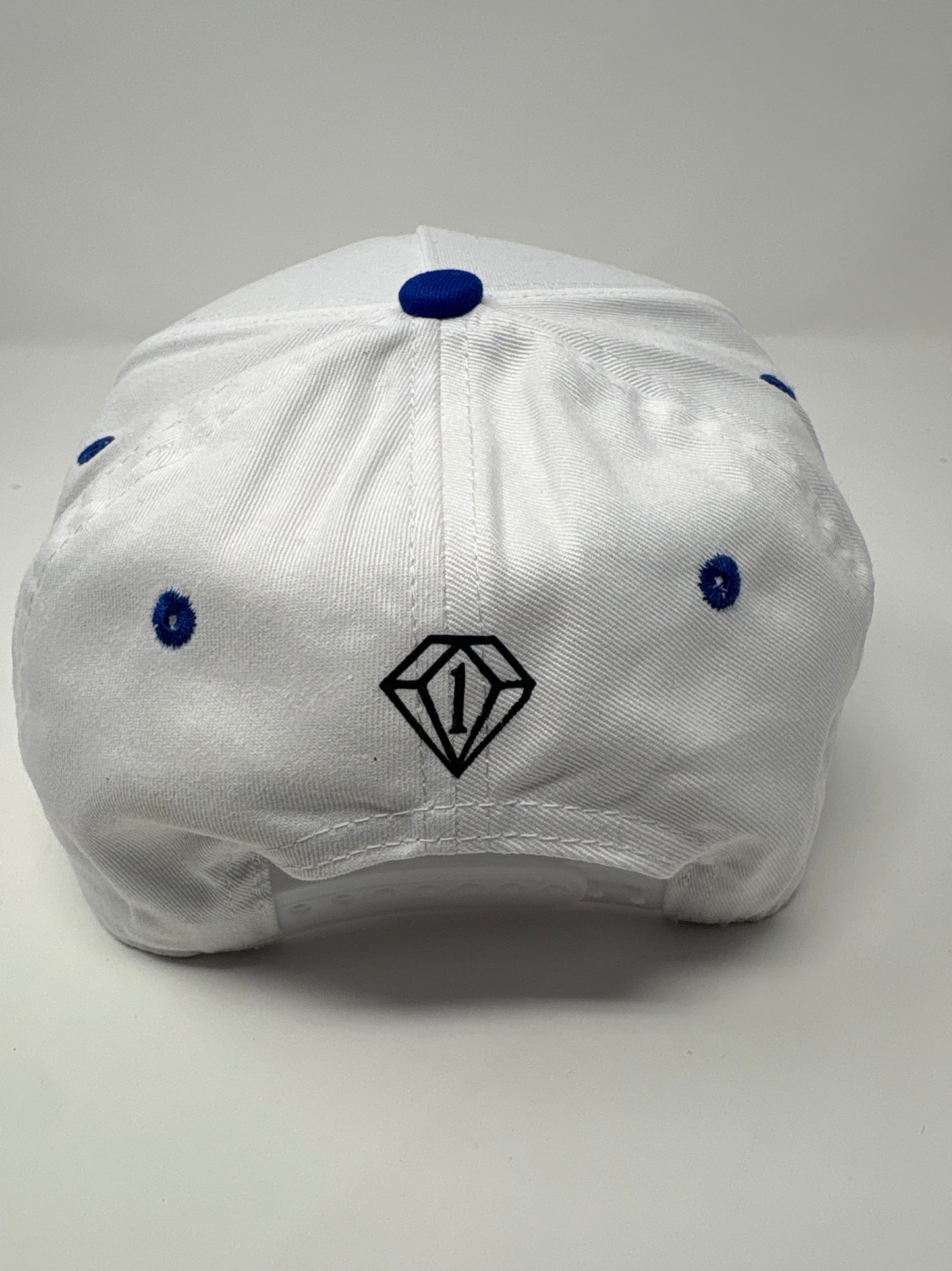 Fearless City Snapback – Royal Blue & White Diamond Edition