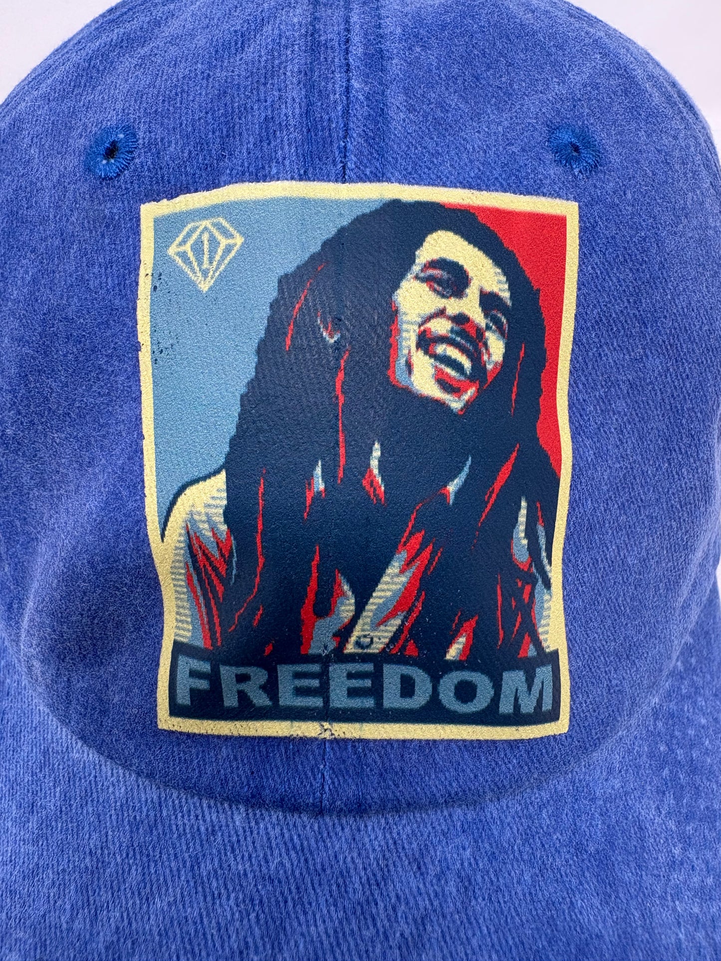 “Free & Fearless” dad hat ( blue )