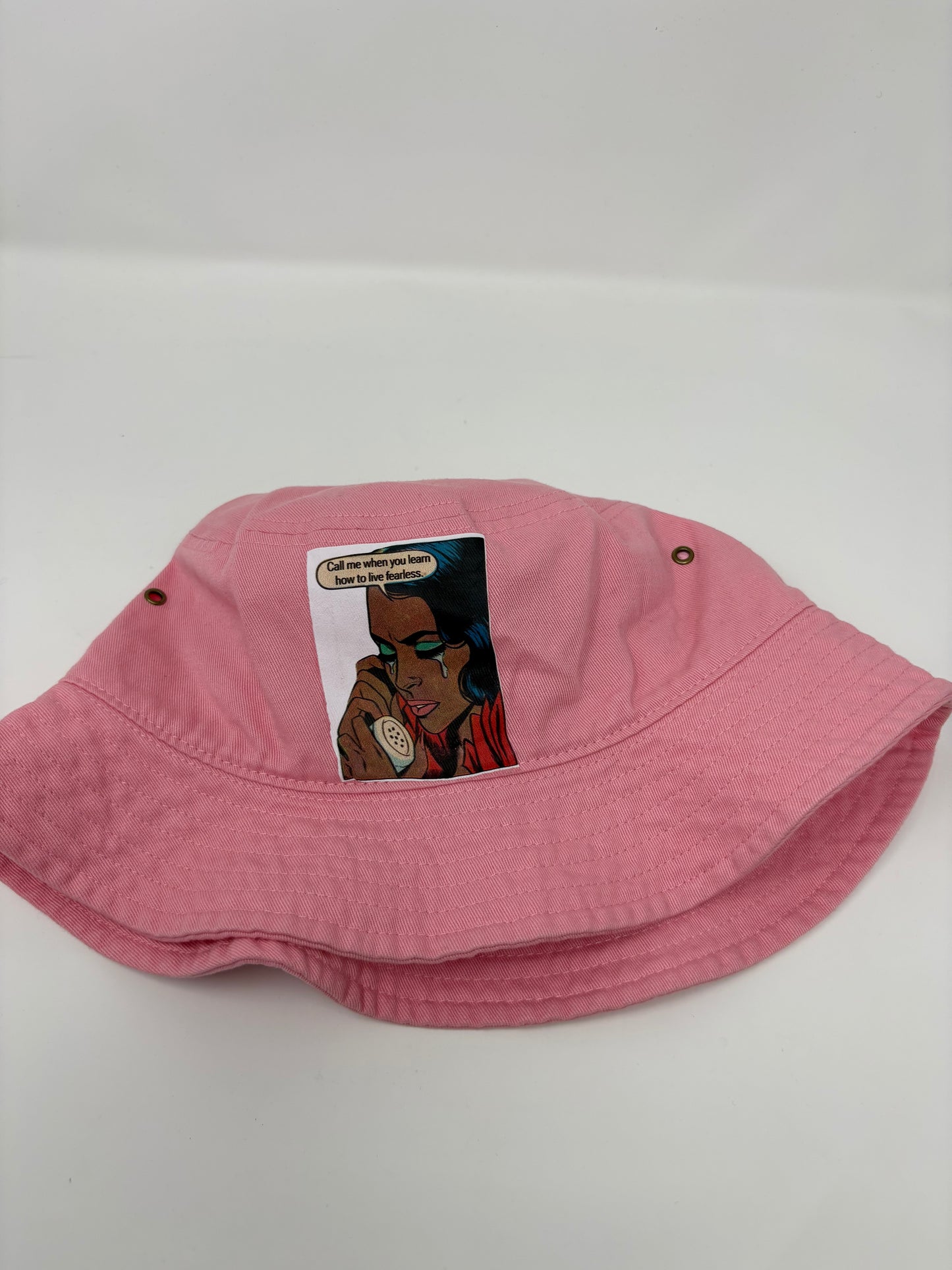 “Call me when…” pink bucket