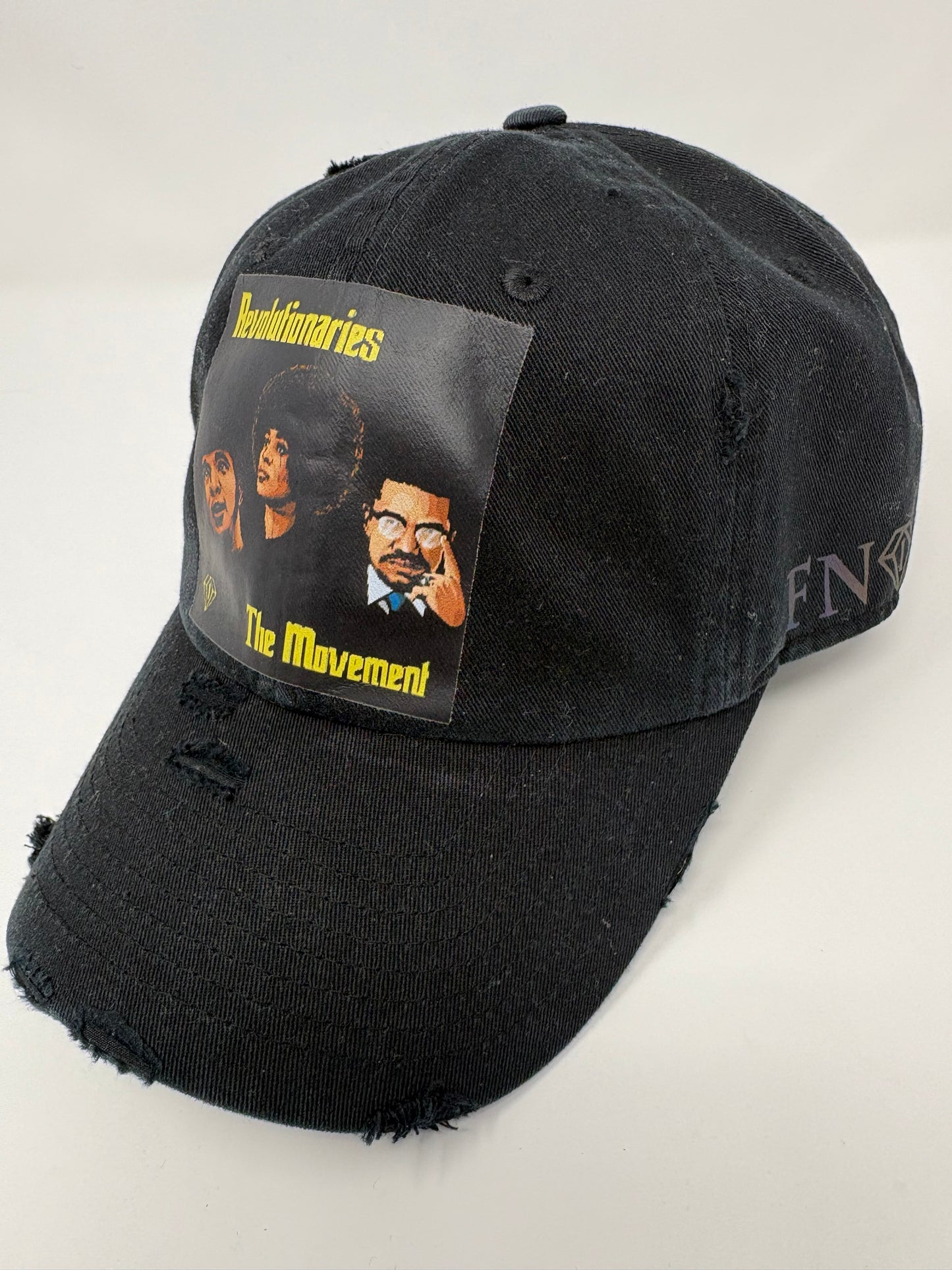 “Revolutionaries, the movement”distressed dad hat