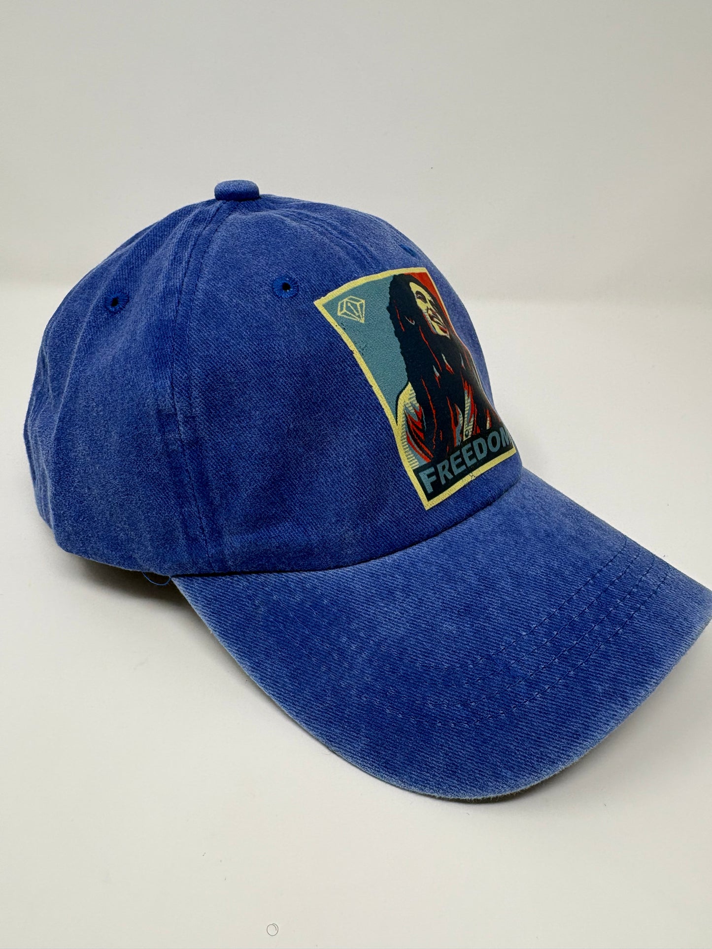 “Free & Fearless” dad hat ( blue )