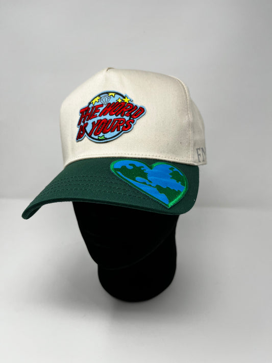 The world is yours SnapBack (Green)