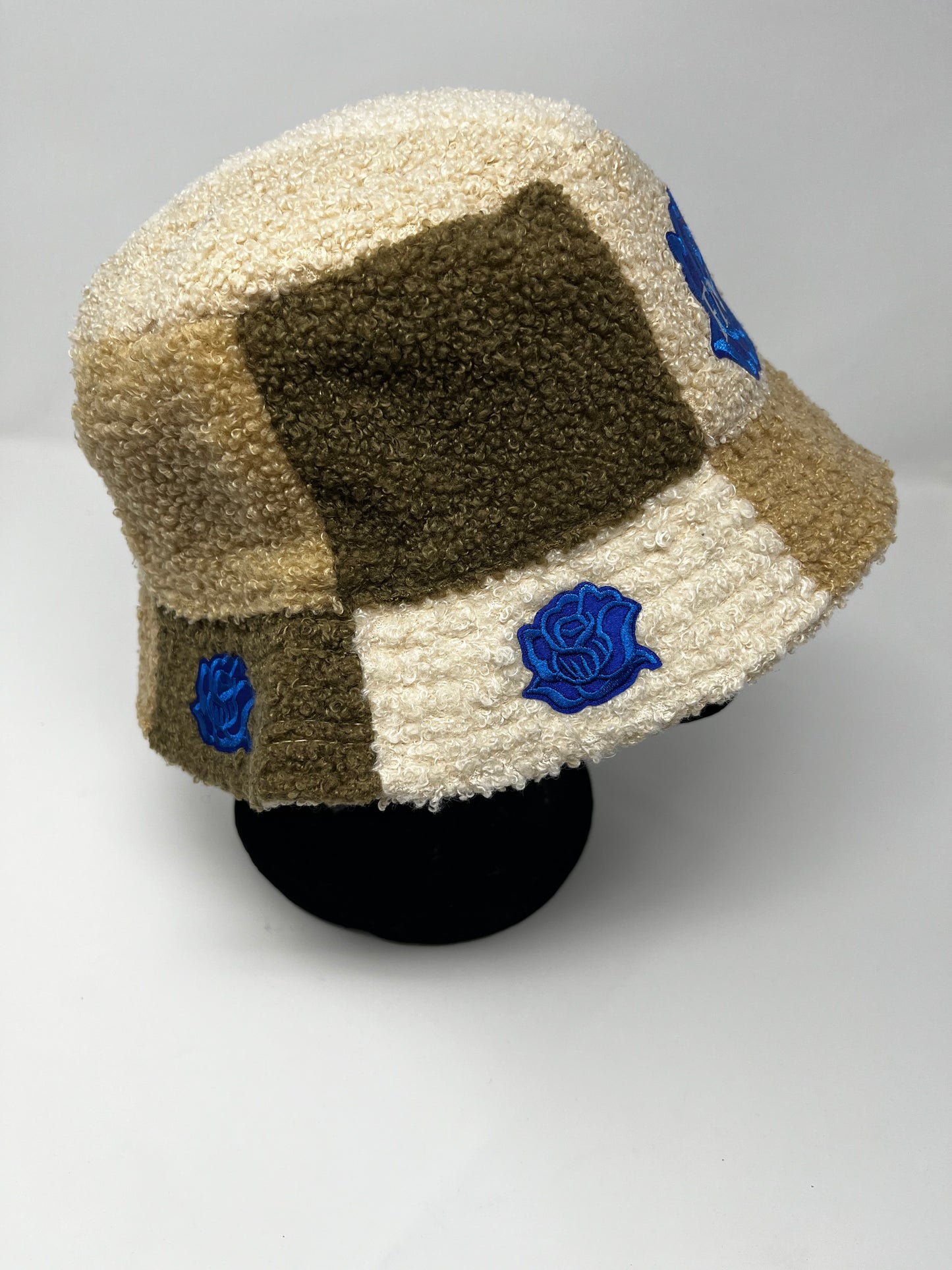 Shades of brown Rose Fur bucket