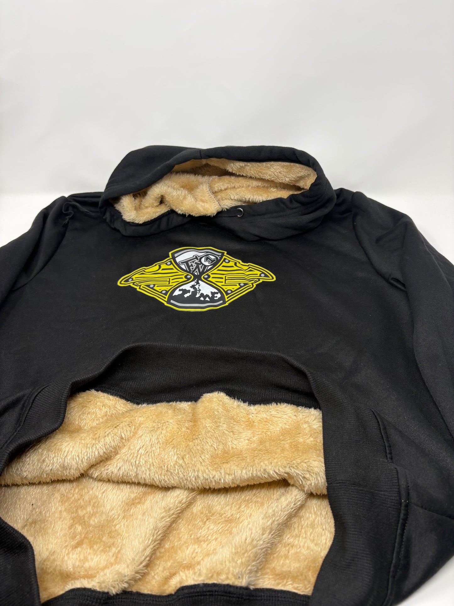 Waste no time fur hoodie