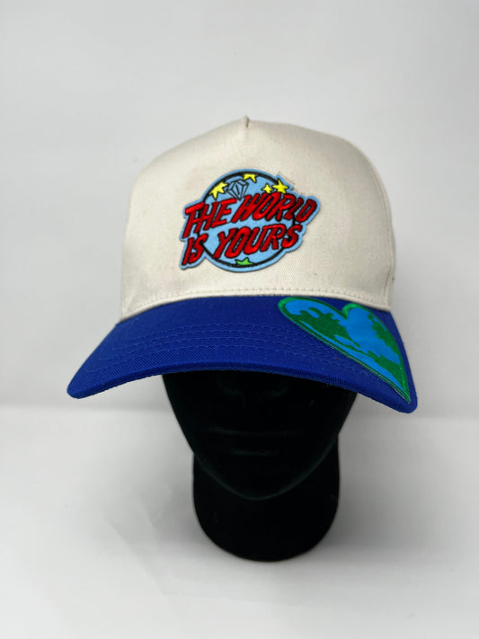 The world is yours SnapBack (blue)