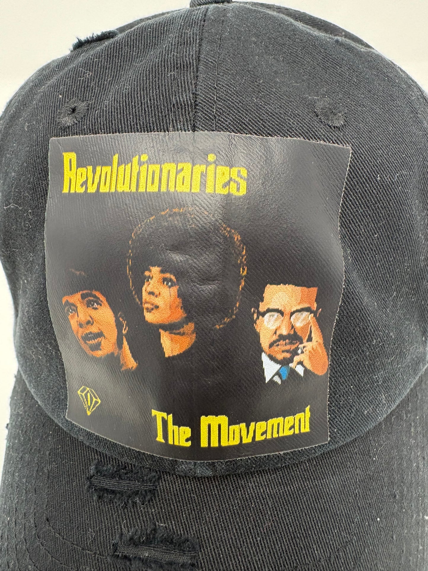 “Revolutionaries, the movement”distressed dad hat