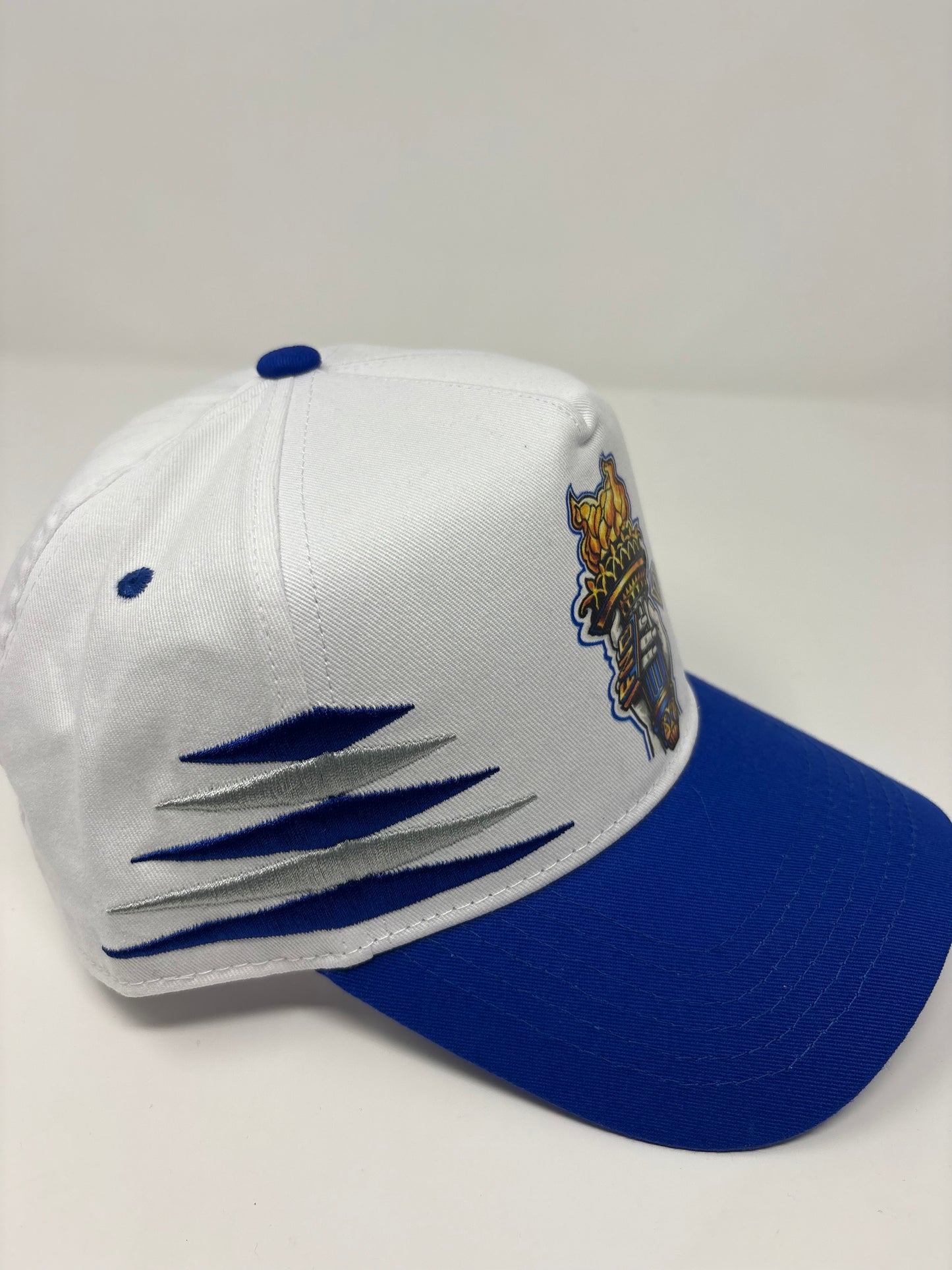 FN1 Liberty Snapback – Royal Blue & White Torch Edition