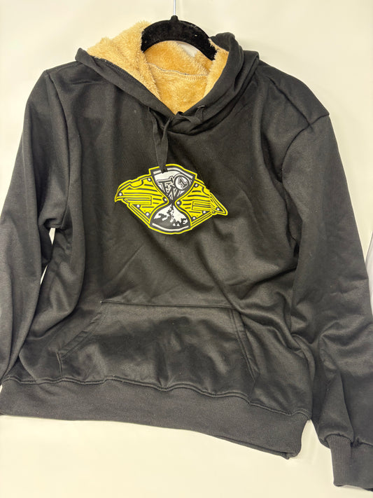 Waste no time fur hoodie