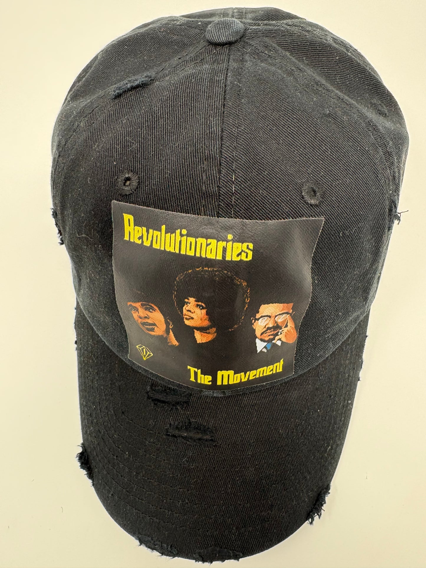 “Revolutionaries, the movement”distressed dad hat
