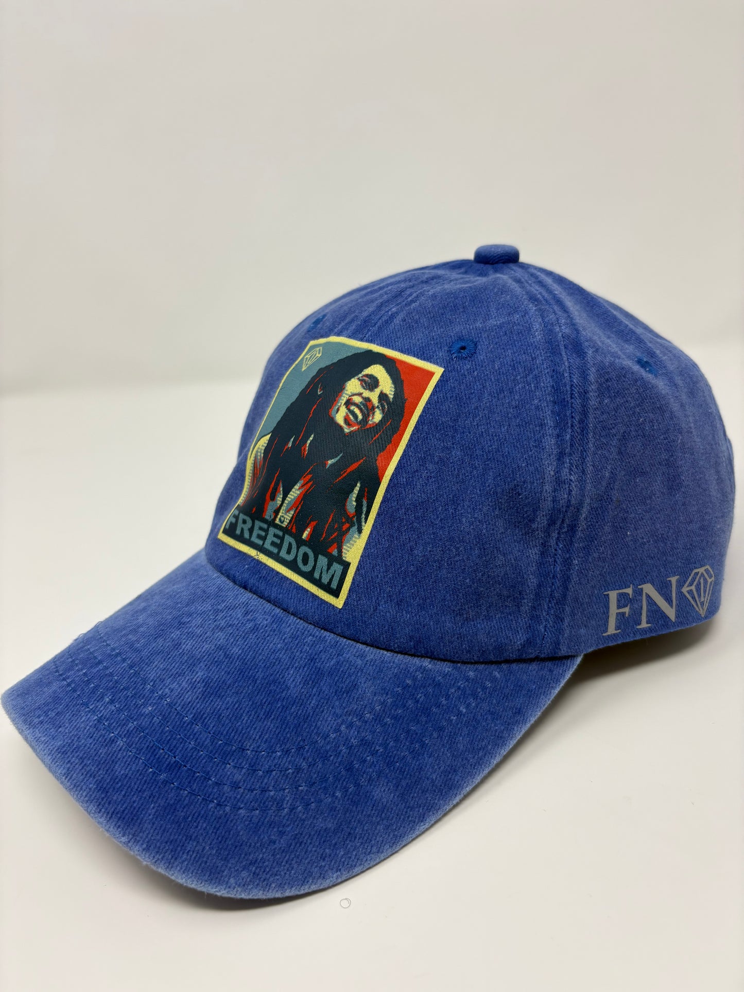“Free & Fearless” dad hat ( blue )