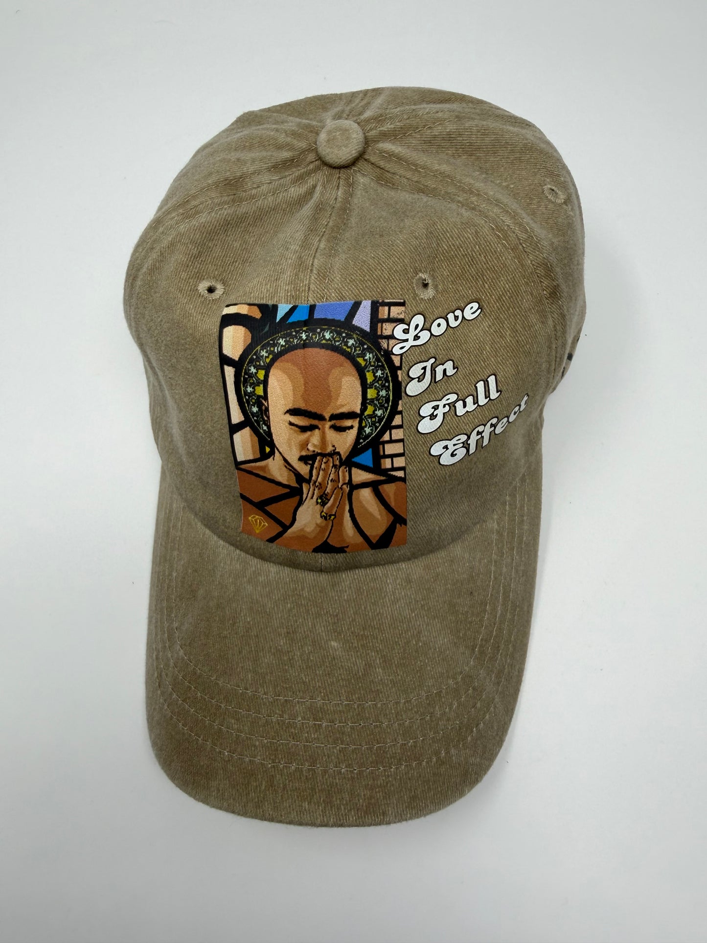 “All Eyes on me” dad Hat (Beige)