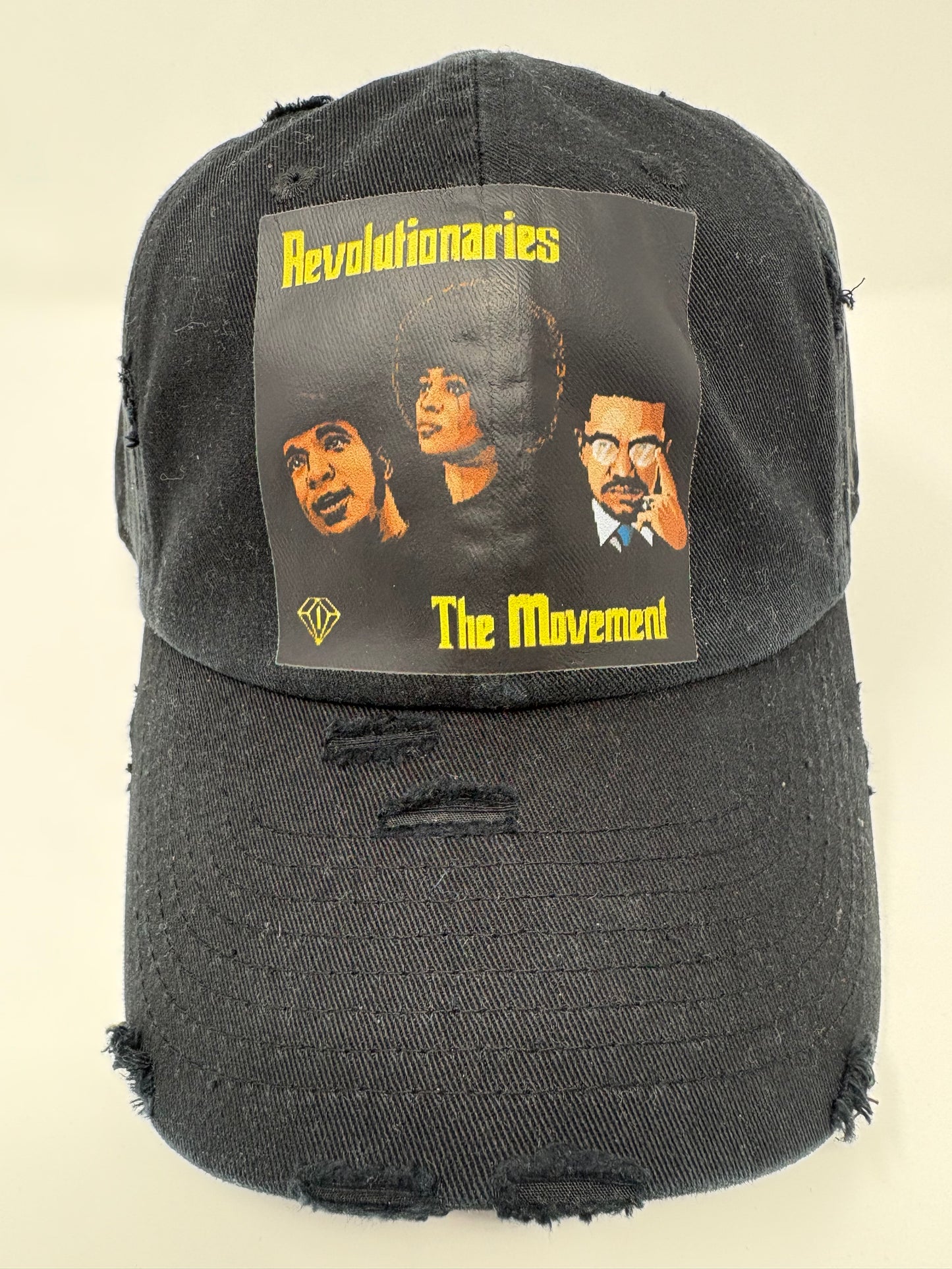 “Revolutionaries, the movement”distressed dad hat