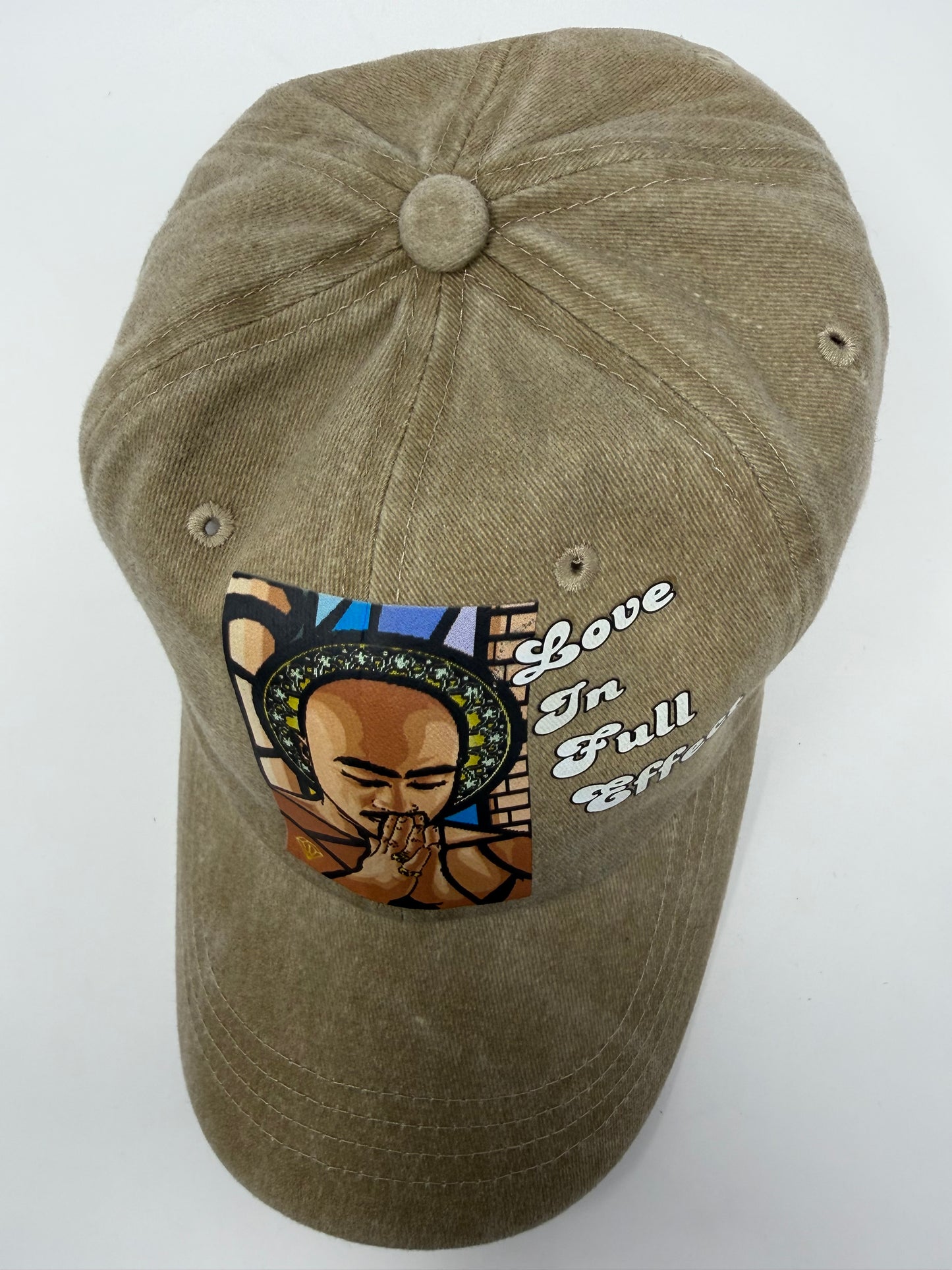 “All Eyes on me” dad Hat (Beige)