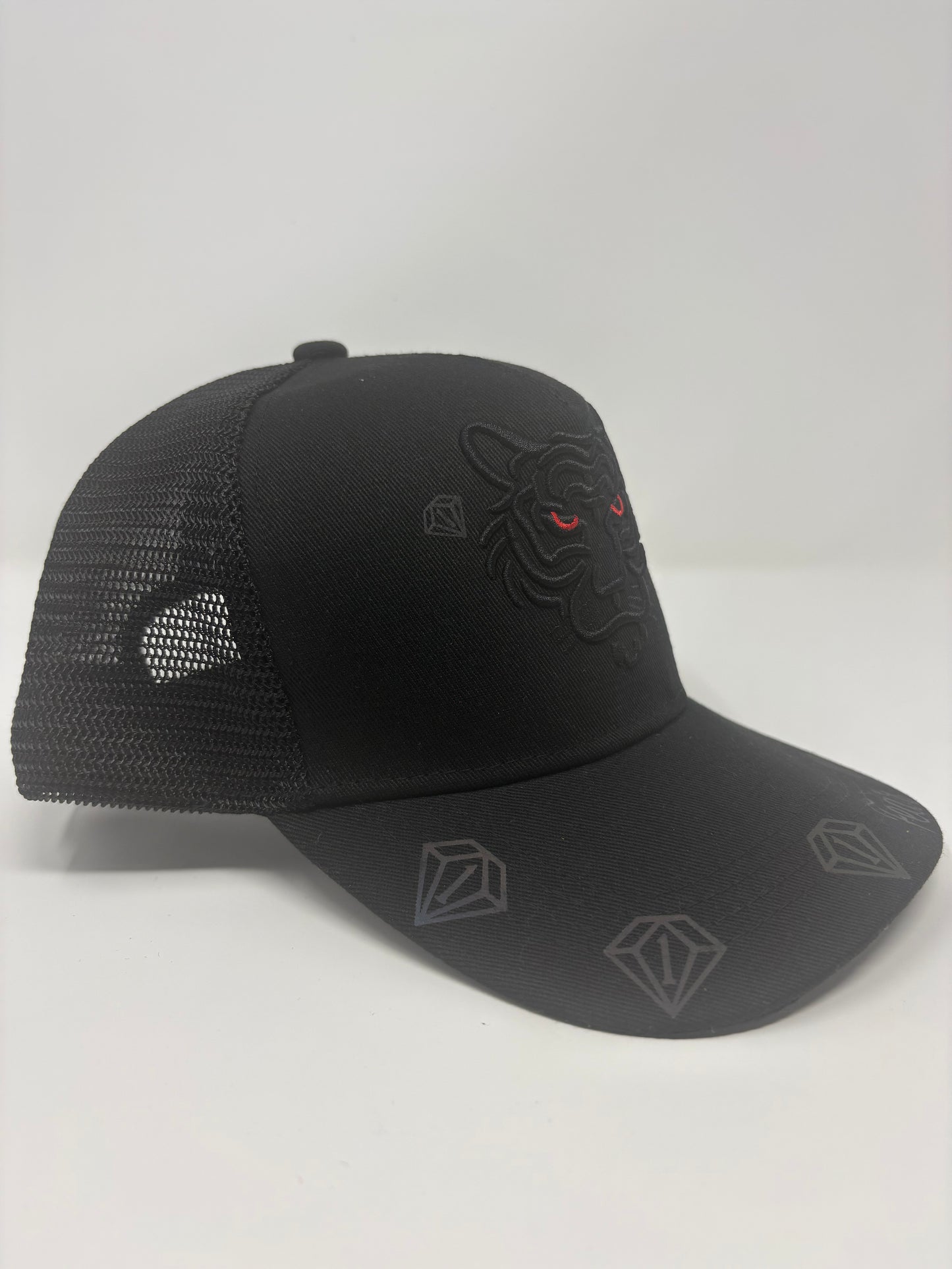 Fear No 1 “Red Eye Tiger” Mesh Trucker Hat