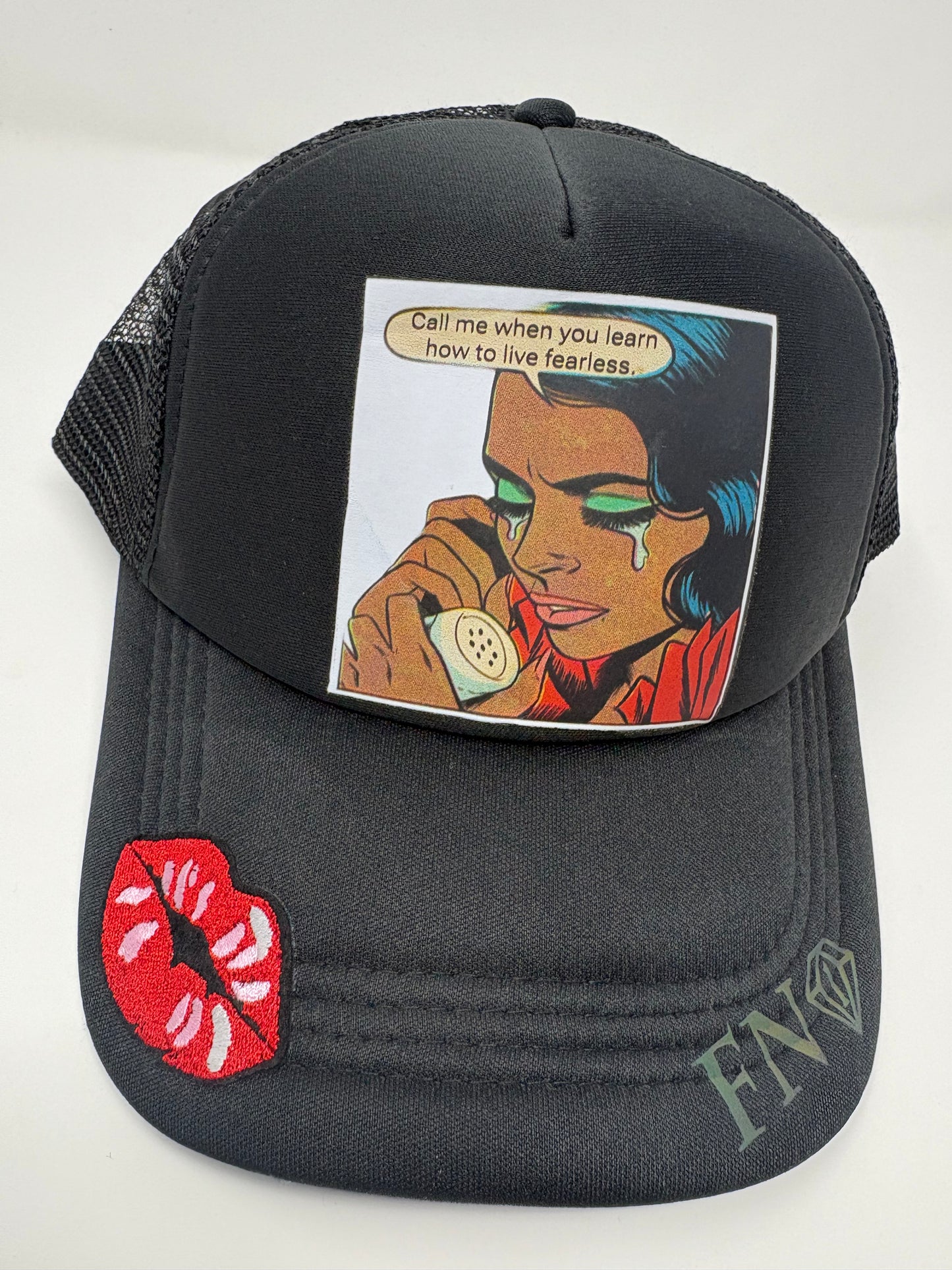 “Call me when…” trucker hat (blk)