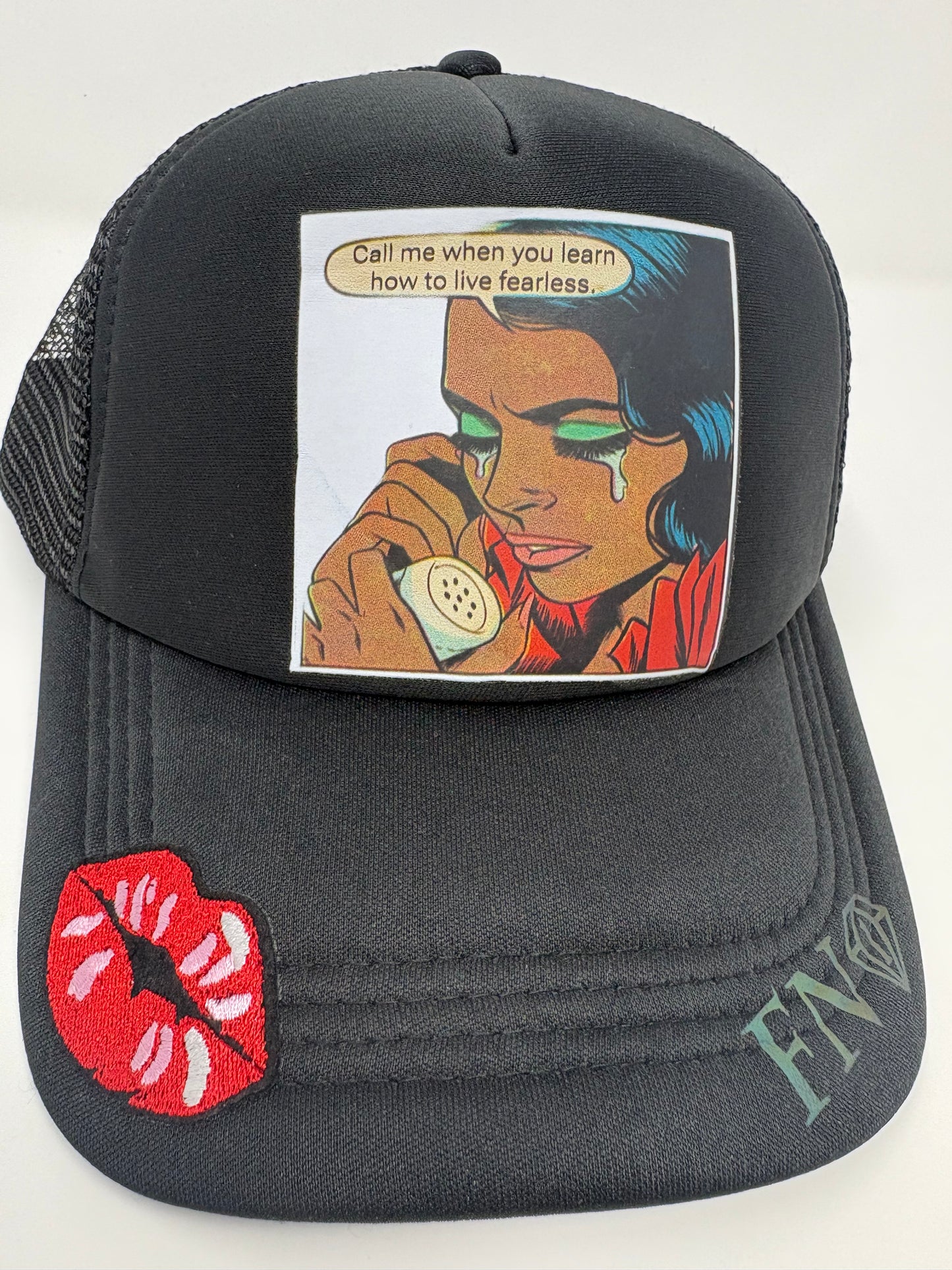“Call me when…” trucker hat (blk)