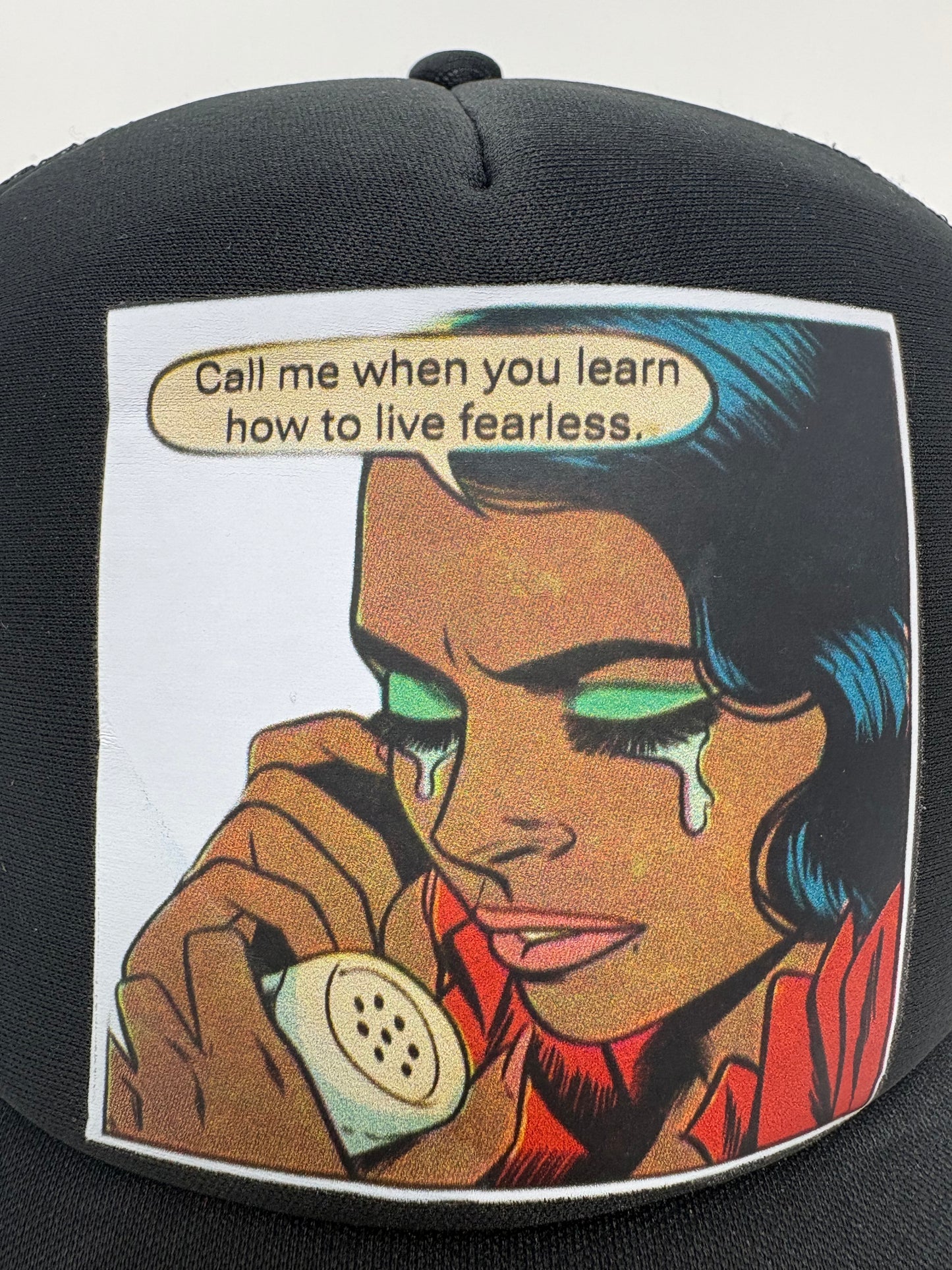 “Call me when…” trucker hat (blk)