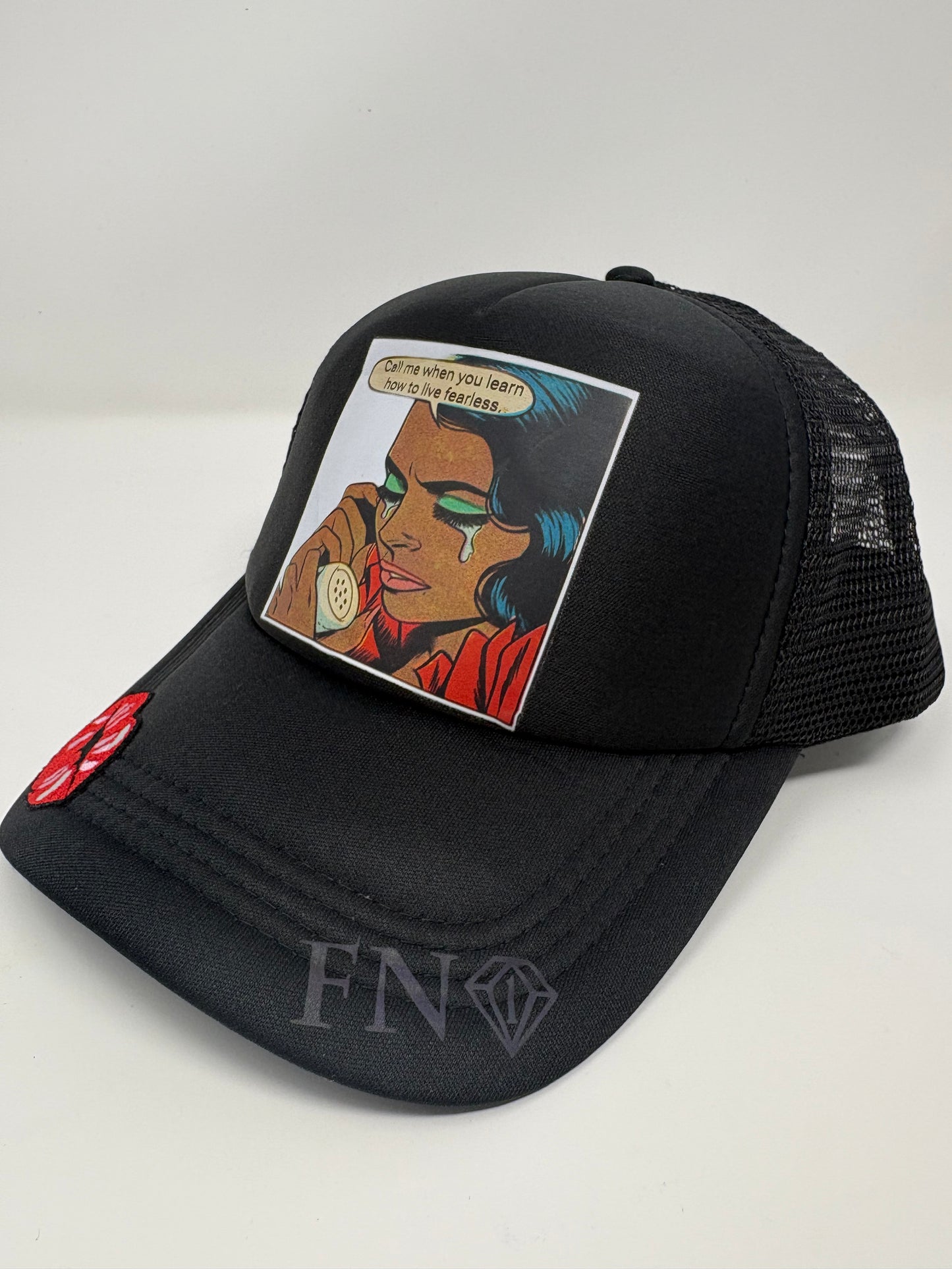 “Call me when…” trucker hat (blk)