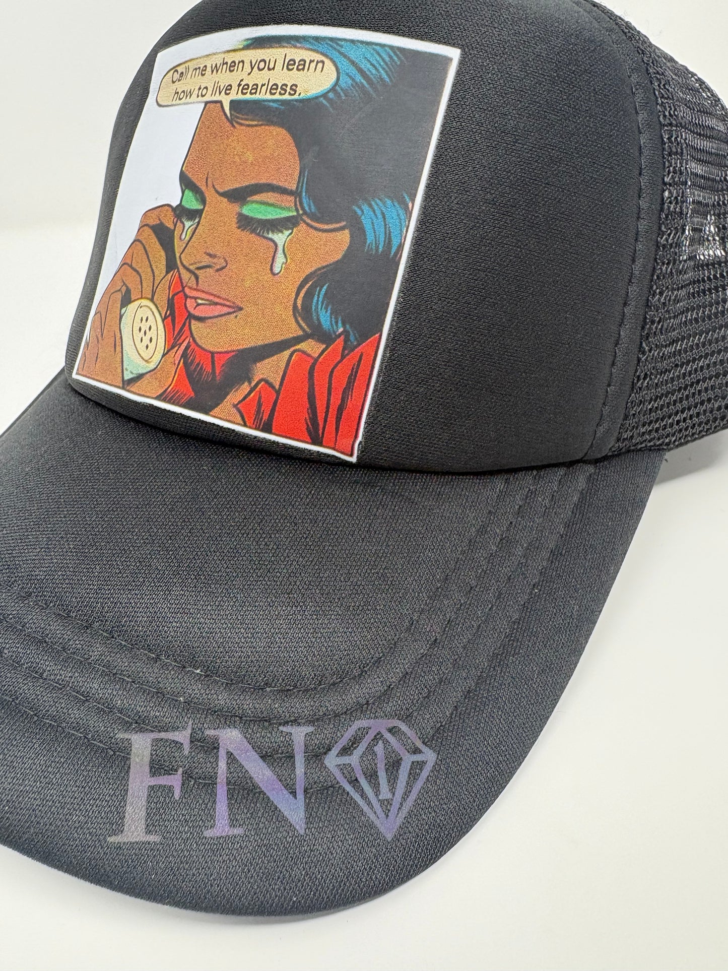 “Call me when…” trucker hat (blk)