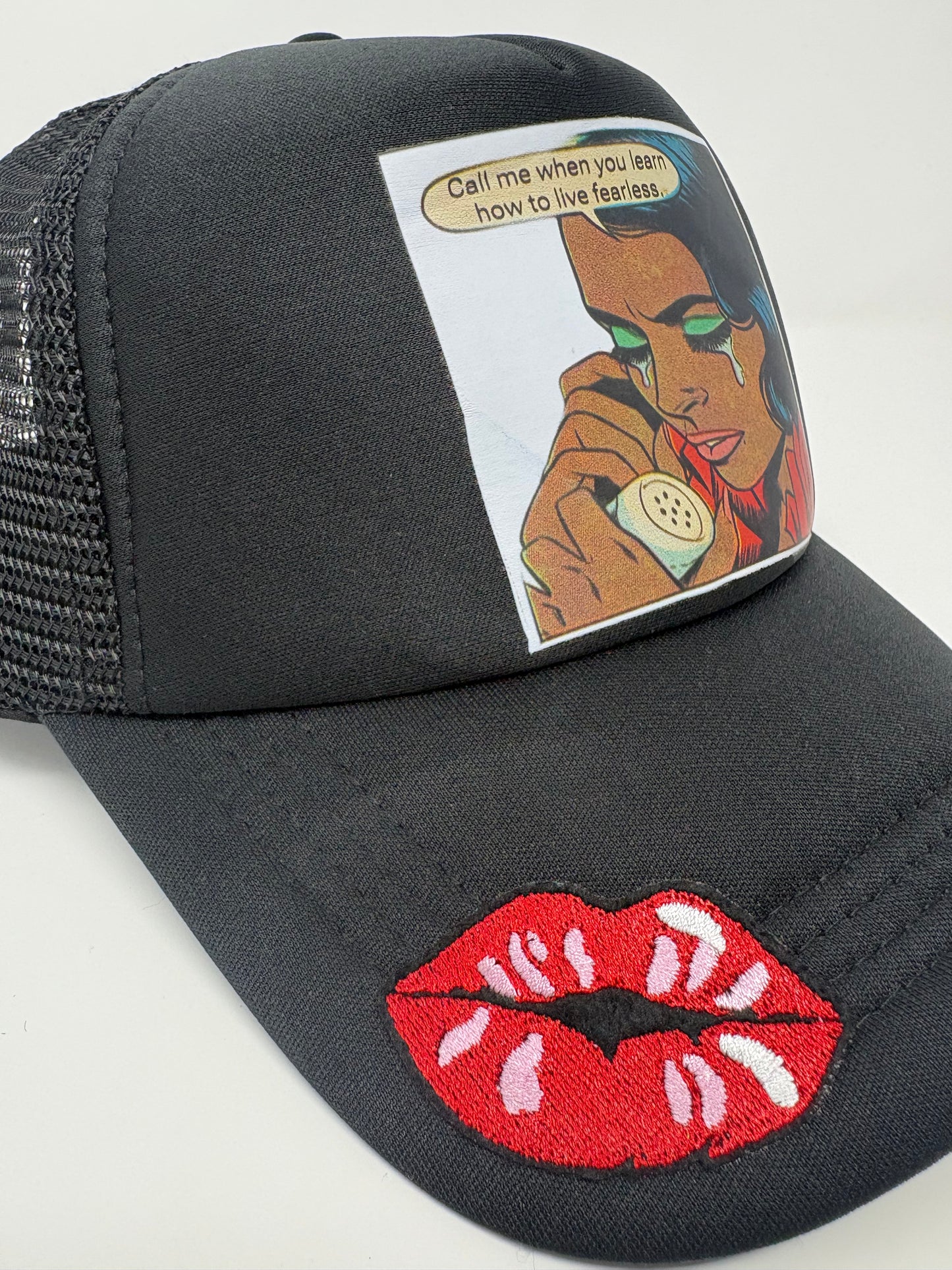 “Call me when…” trucker hat (blk)