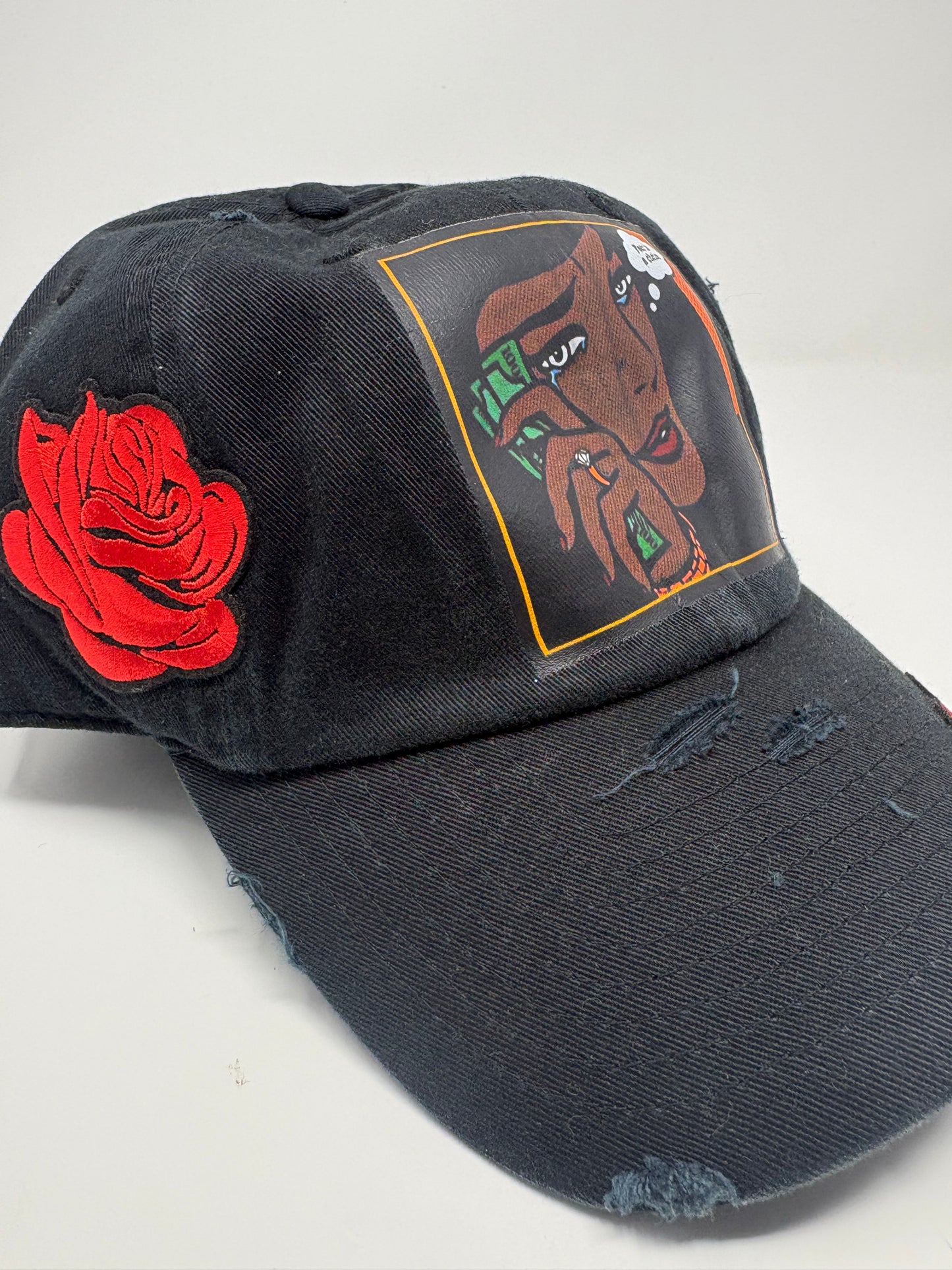 Fear No 1 Apparel – “Fear Is a Choice” Distressed Dad Hat